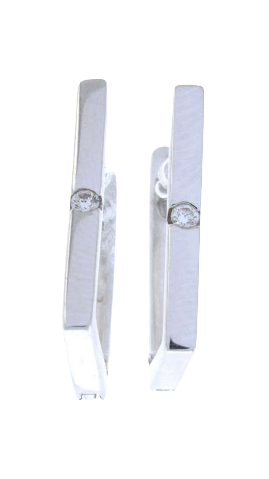 955 18ct Square Hoops