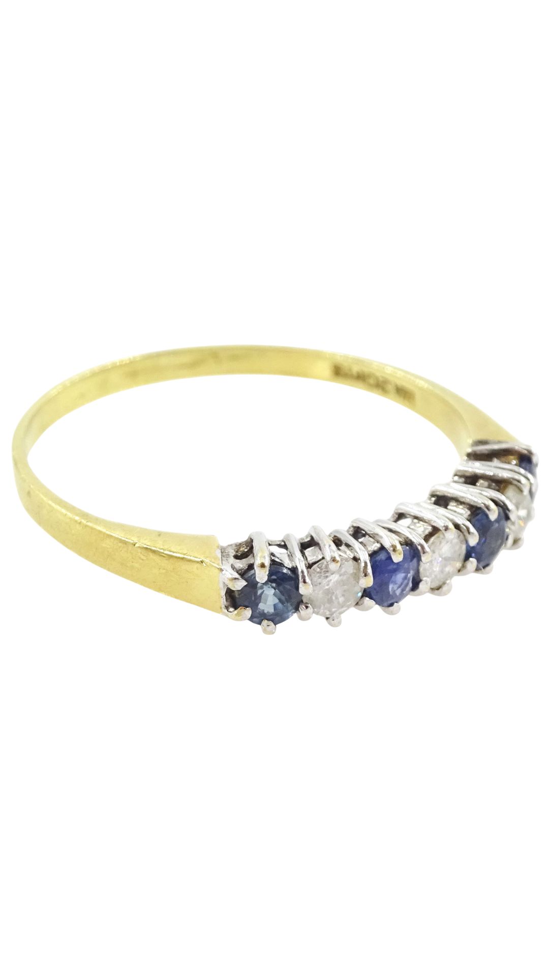 8036 Sapphire Diamond Ring