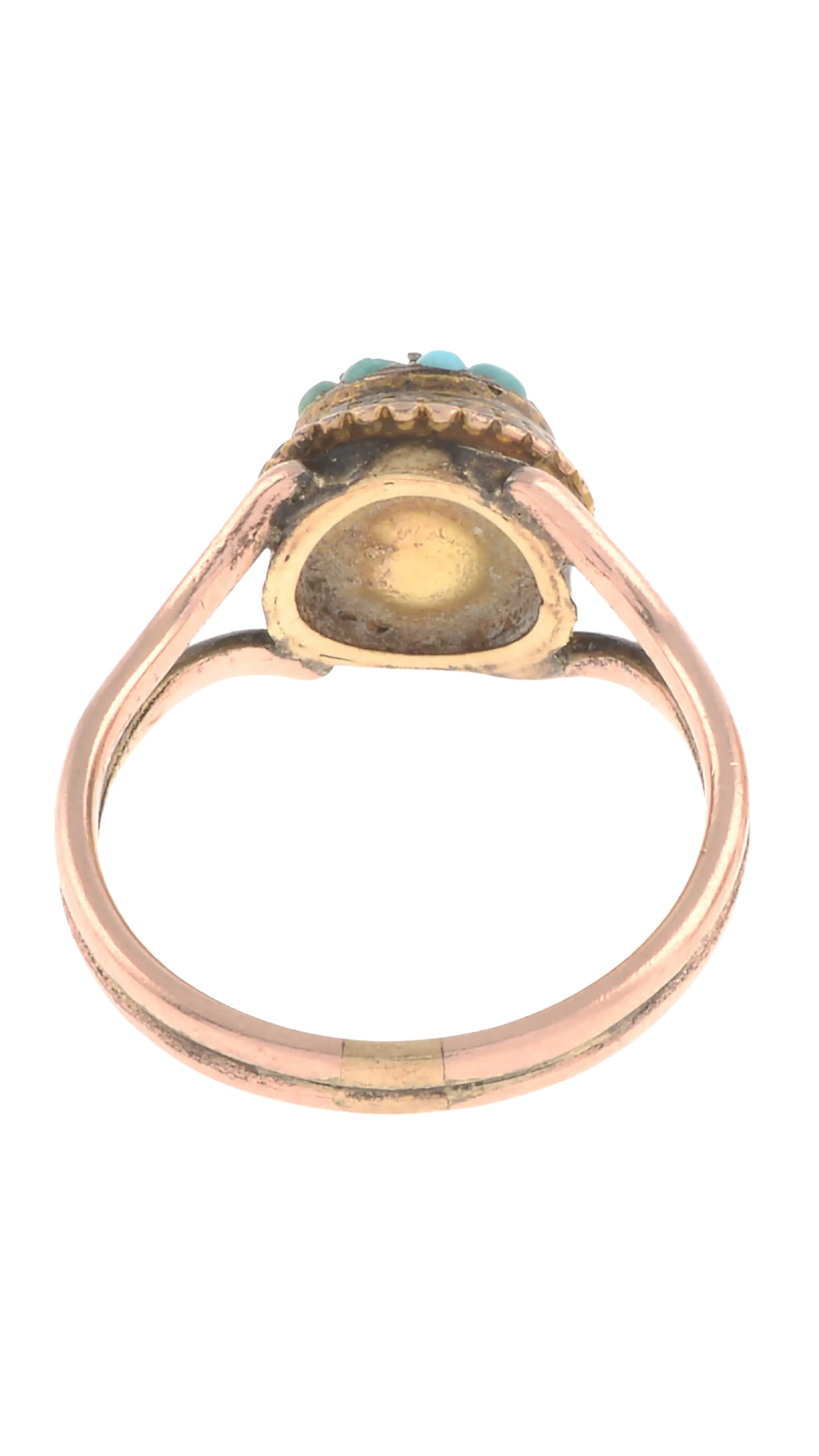 140 Turquoise Cluster Ring