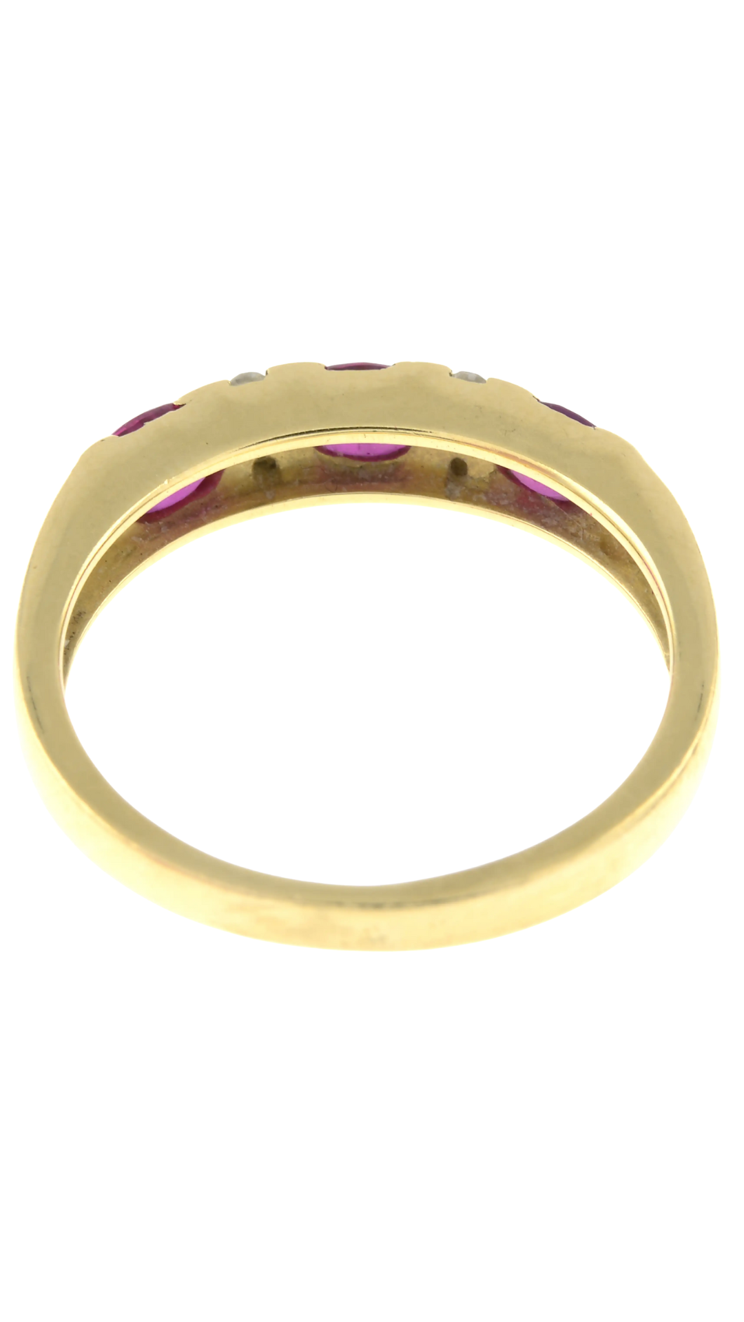 425 Ruby Diamond Band Ring