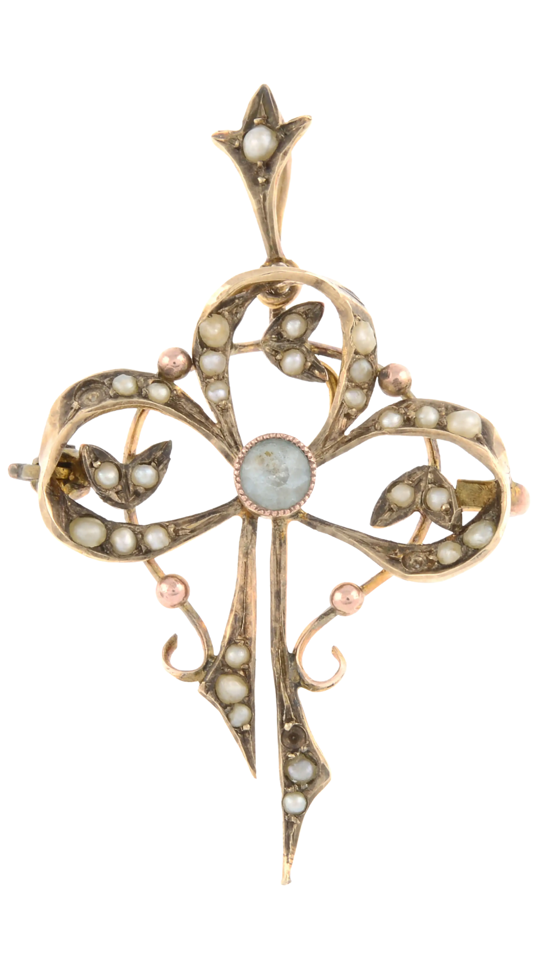 175 Aquamarine Pearl Pendant