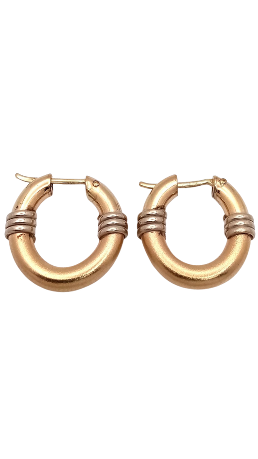 273 Two Tone Hoops