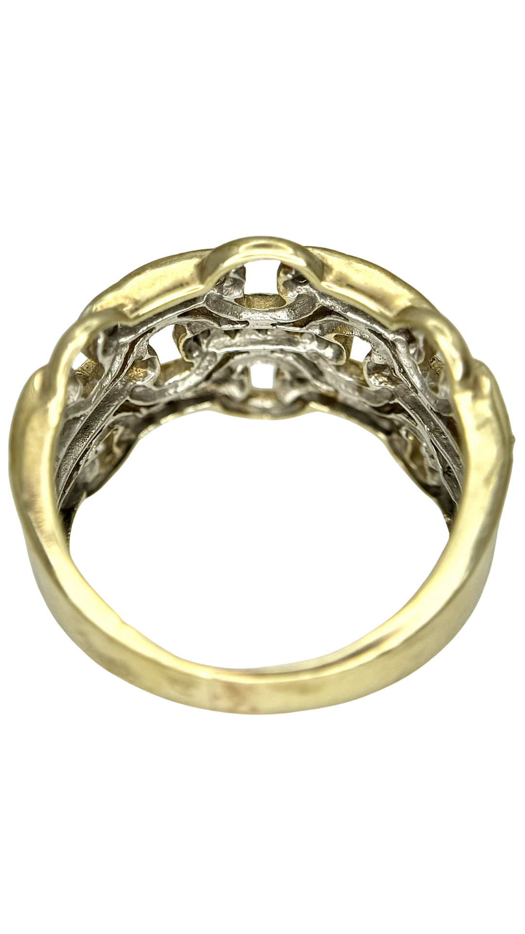 460 Horsebit Diamond Ring