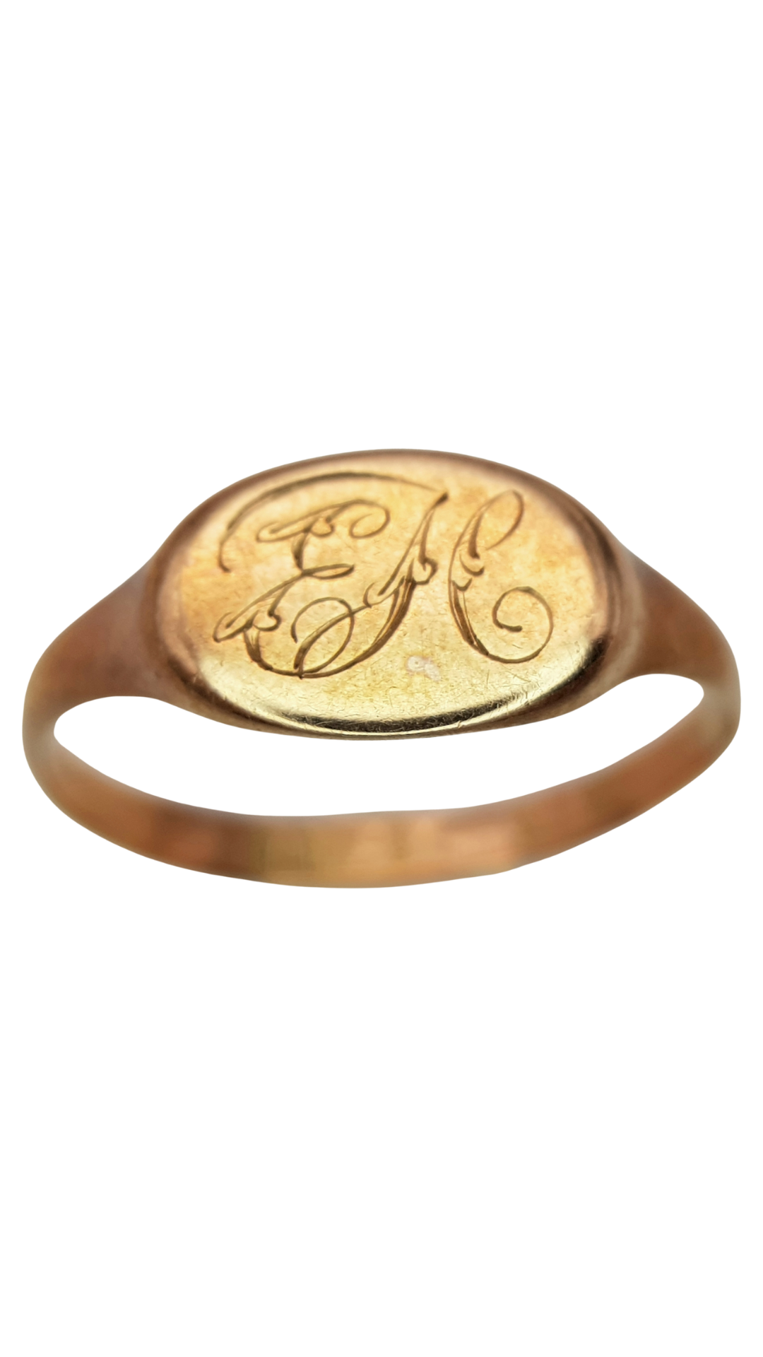 477 Rose Gold Signet Ring