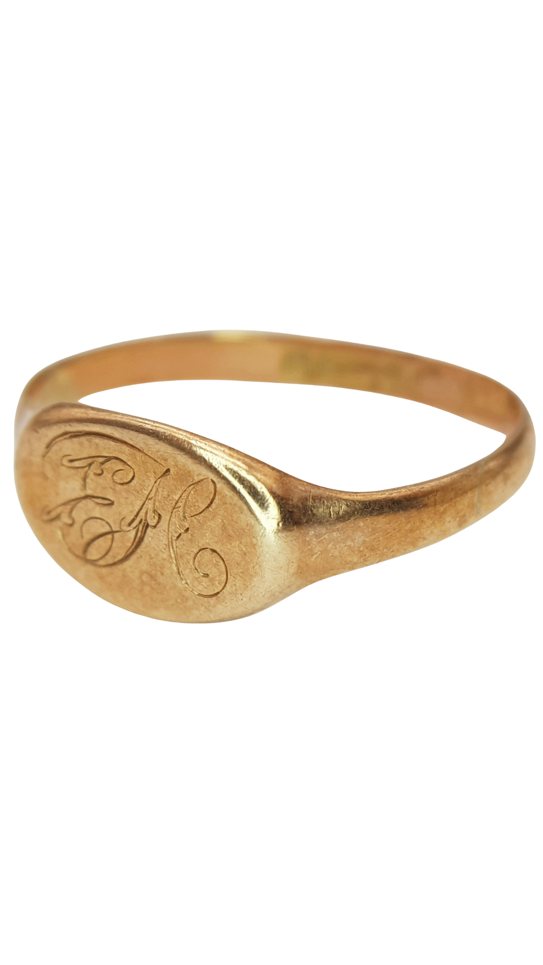 477 Rose Gold Signet Ring