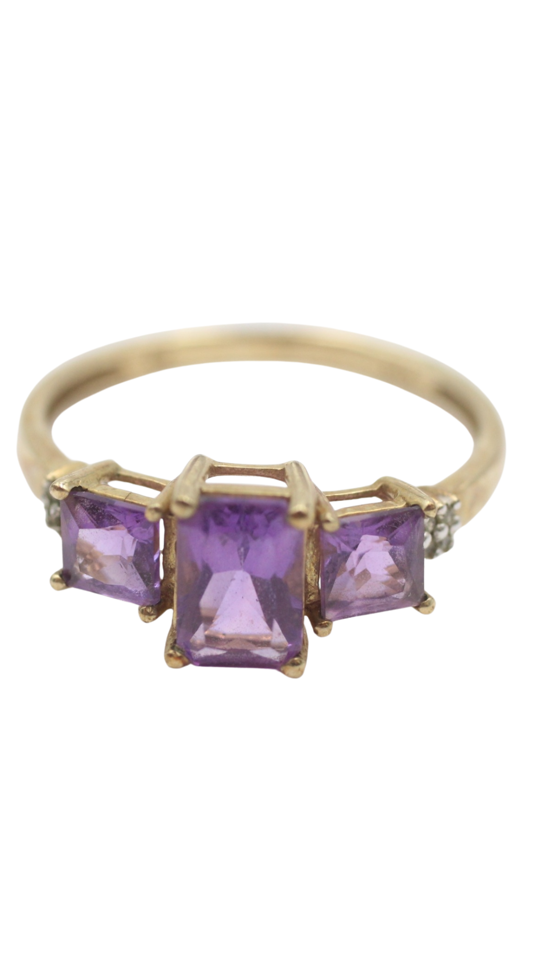 25 Amethyst & Diamond Dress Ring