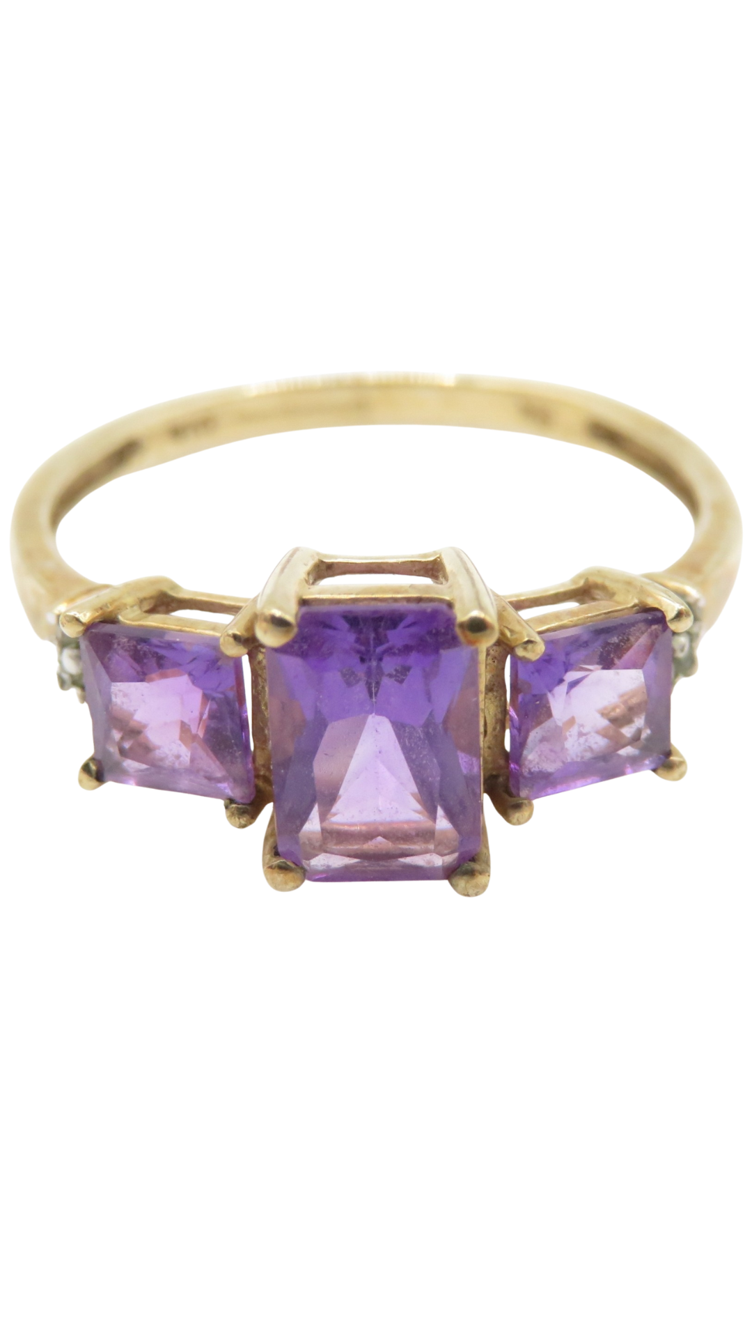 25 Amethyst & Diamond Dress Ring