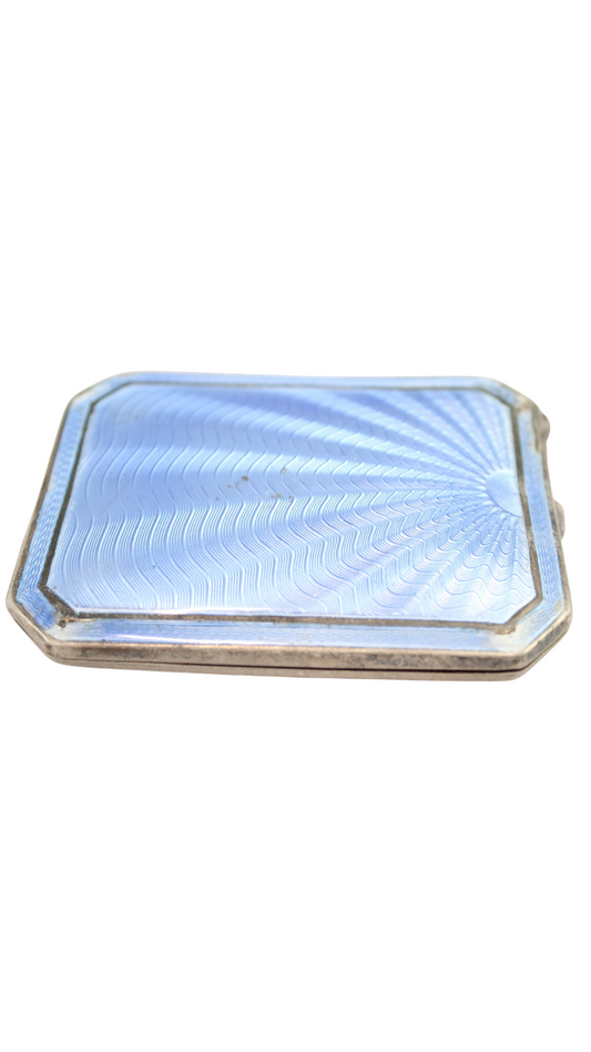 283 Sterling Silver Enamel Compact