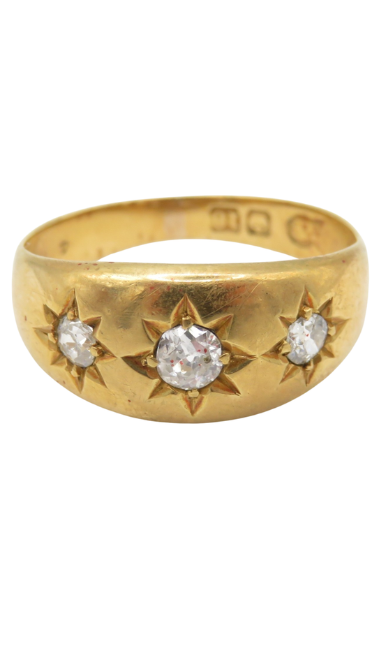 1 Antique Gypsy Diamond Ring