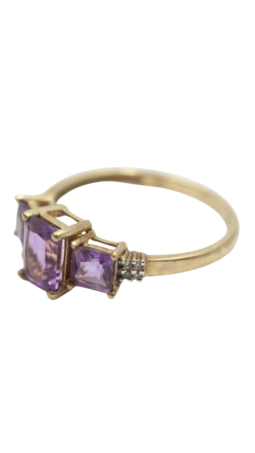 25 Amethyst & Diamond Dress Ring