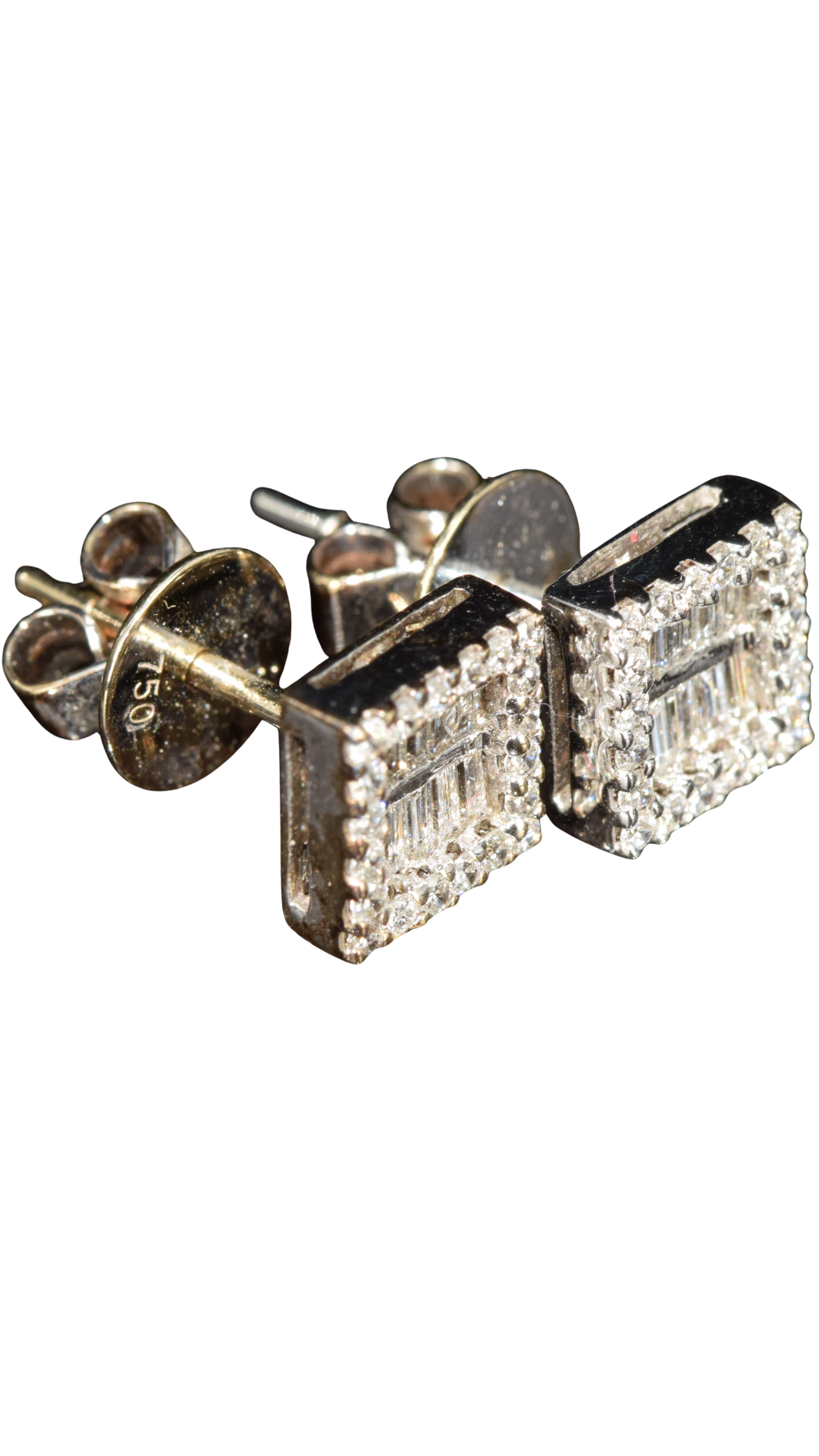 264 Baguette Diamond Earrings