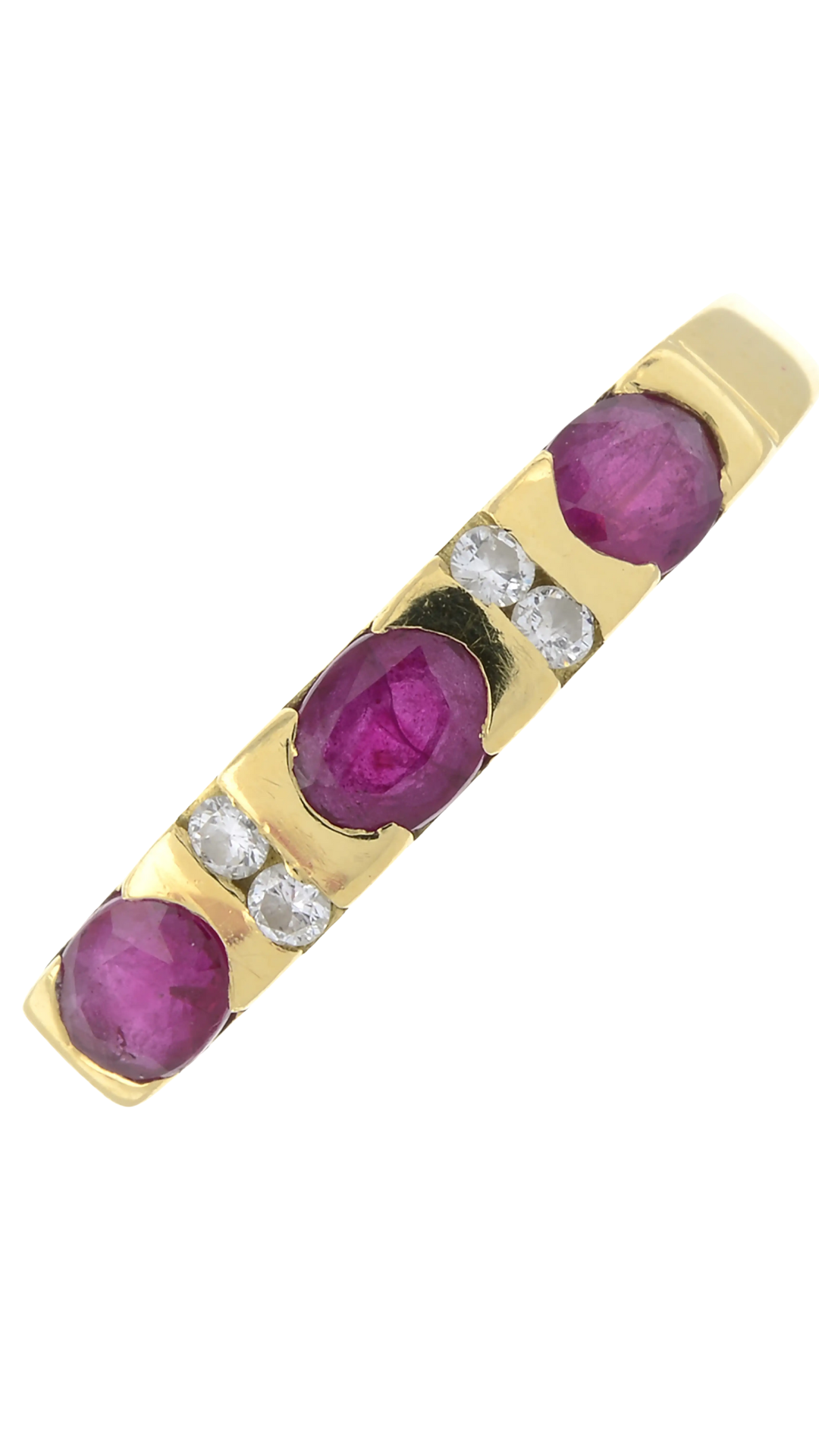 425 Ruby Diamond Band Ring