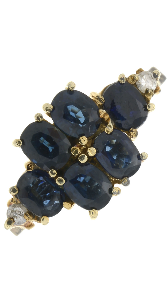675 Sapphire Diamond Ring