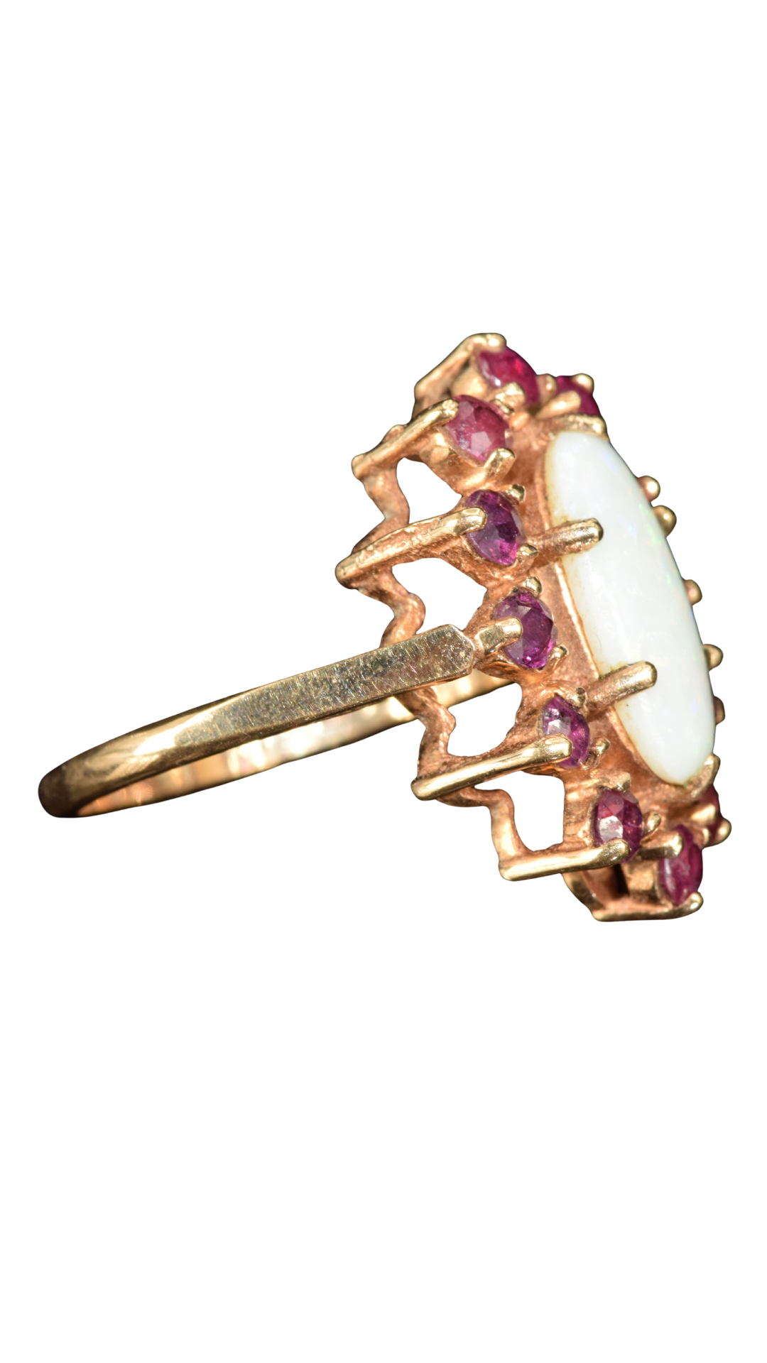 559 Opal Spinel Ring