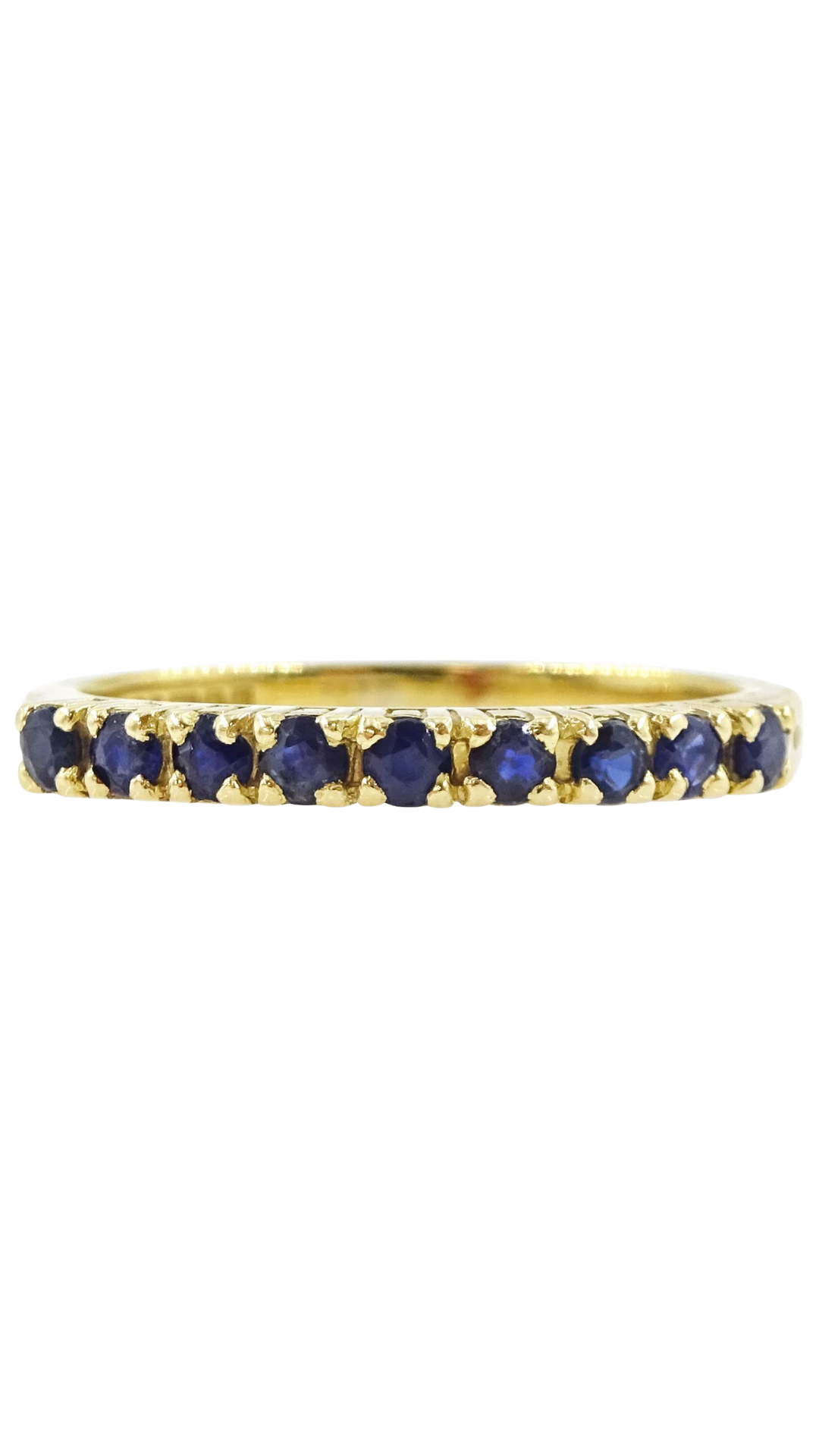2024 Sapphire Half Eternity Ring
