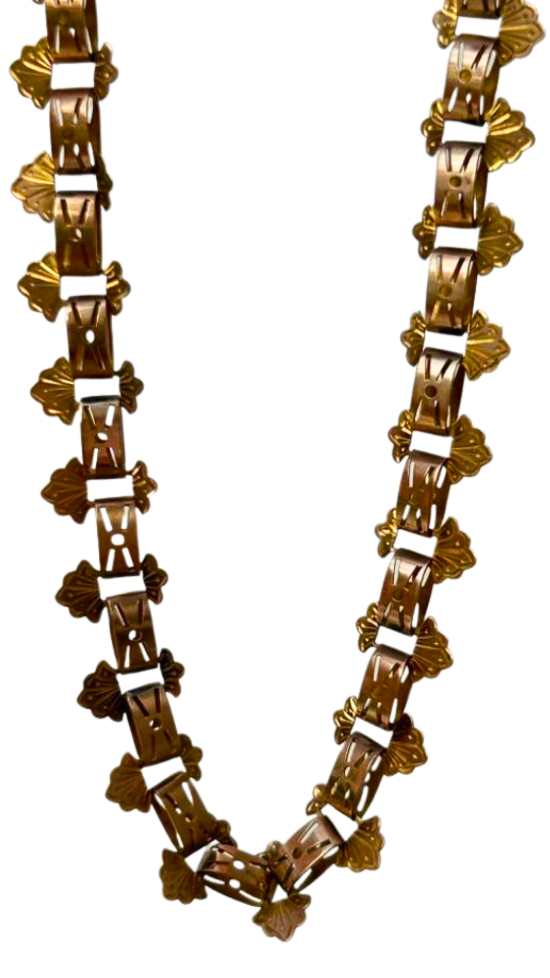 120 Victorian Gold Collar Necklace