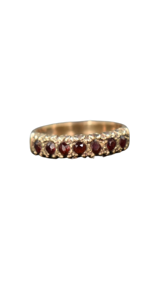 454 Garnet Eternity Ring