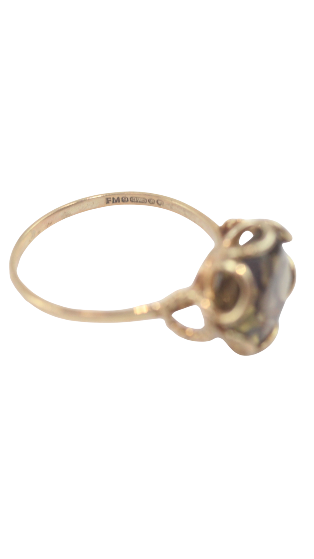 233 Smoky Quartz Cocktail Ring