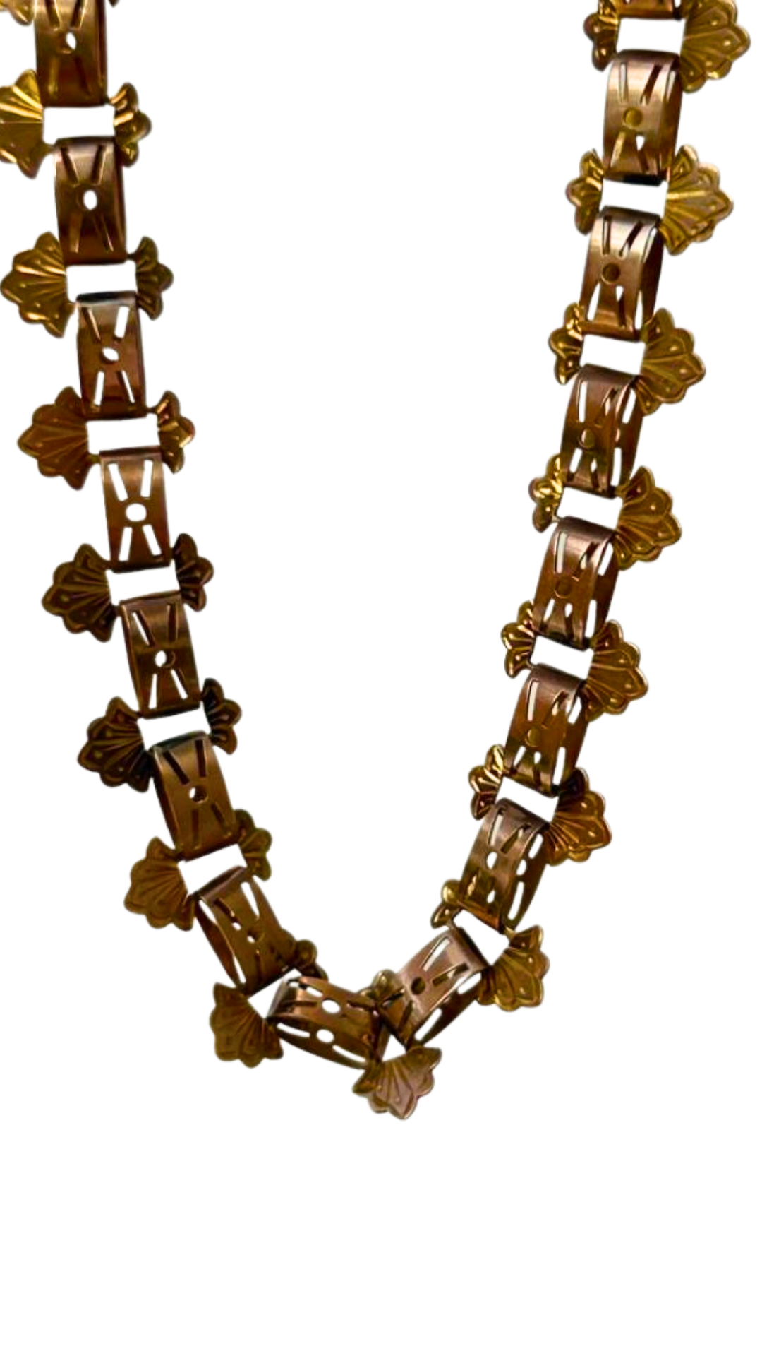 120 Victorian Gold Collar Necklace