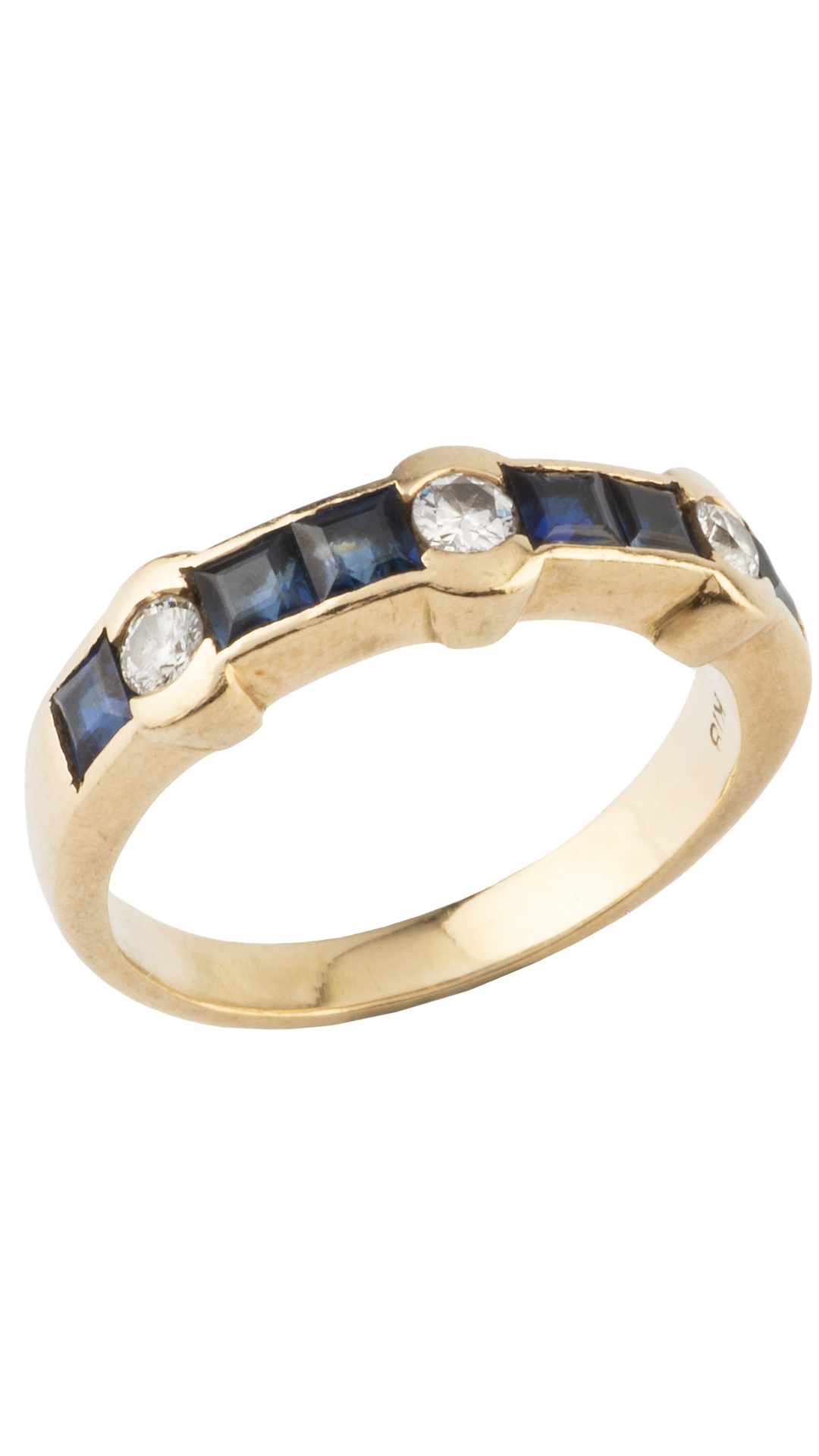 111 Sapphire Diamond Ring