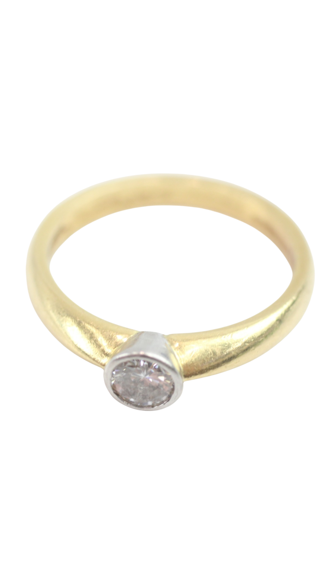 183 Gold Diamond Solitaire Ring