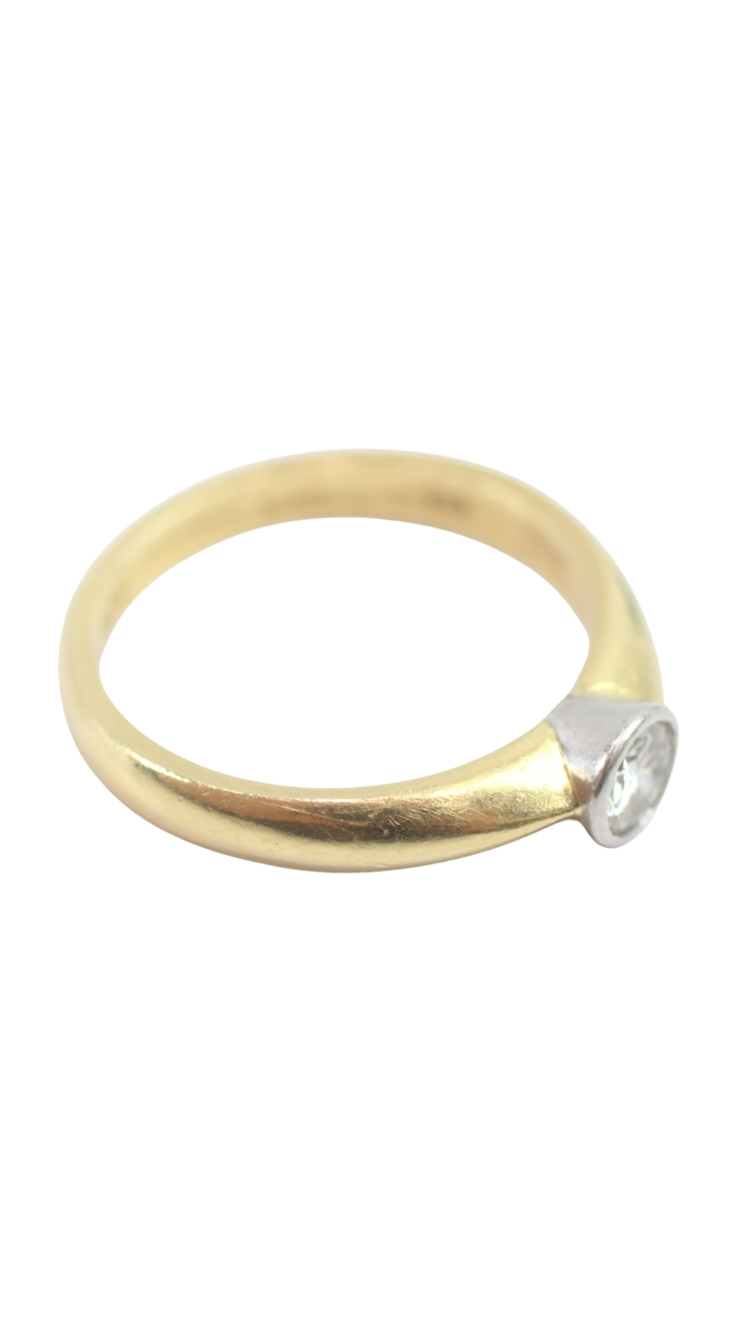 183 Gold Diamond Solitaire Ring