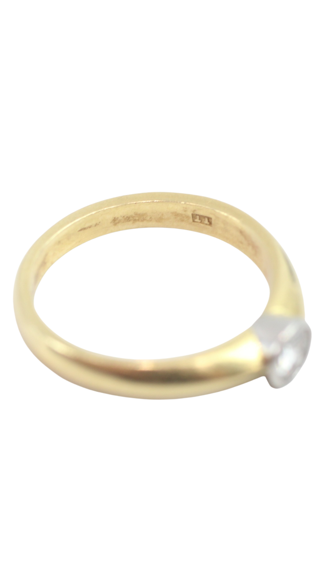 183 Gold Diamond Solitaire Ring