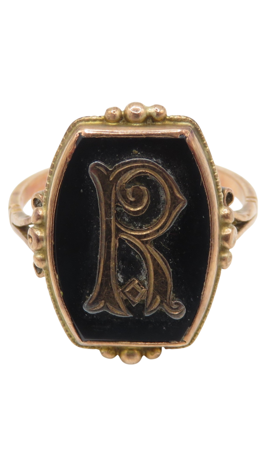 120 Onyx R Ring