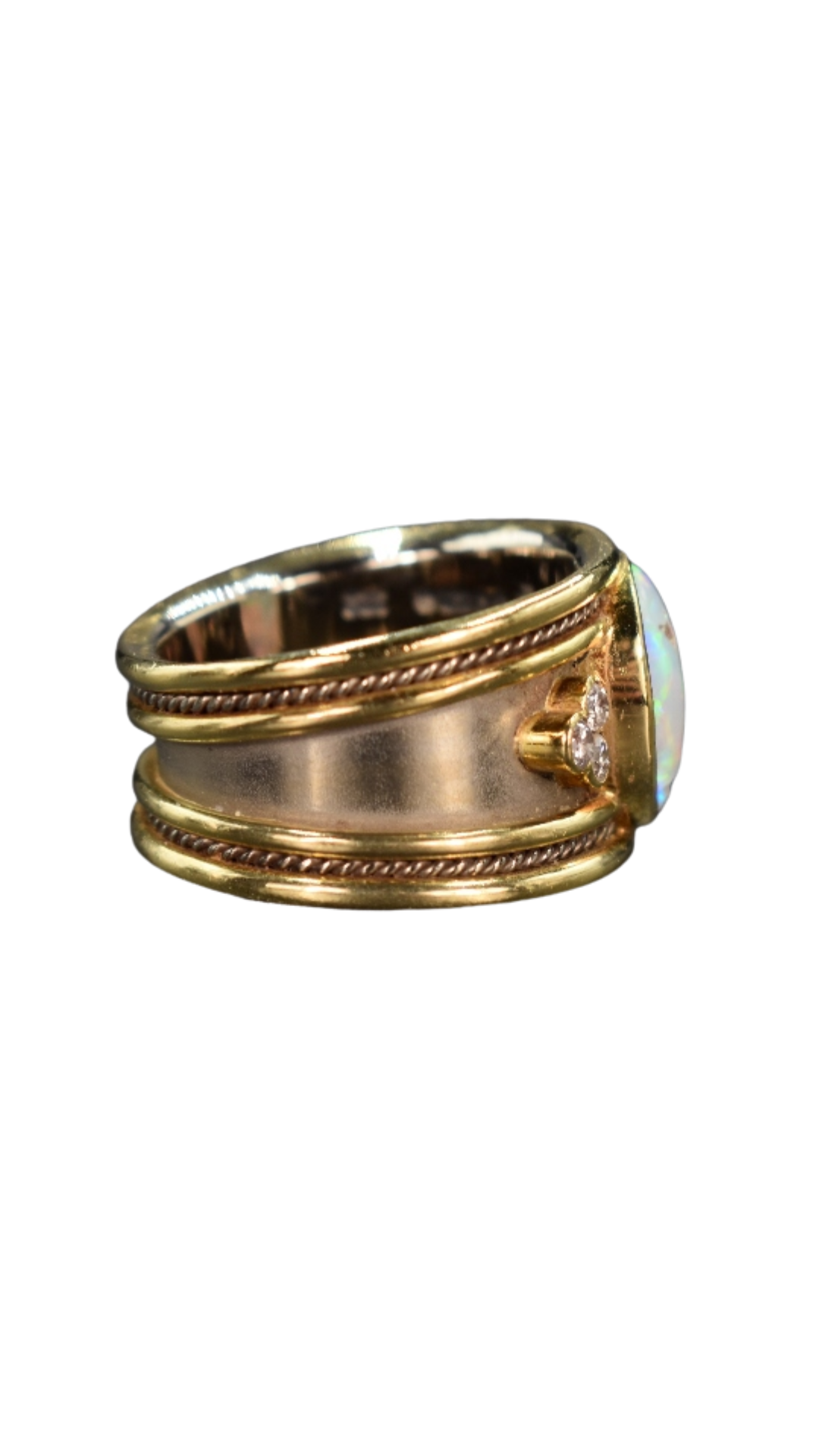 832 Opal Band Ring