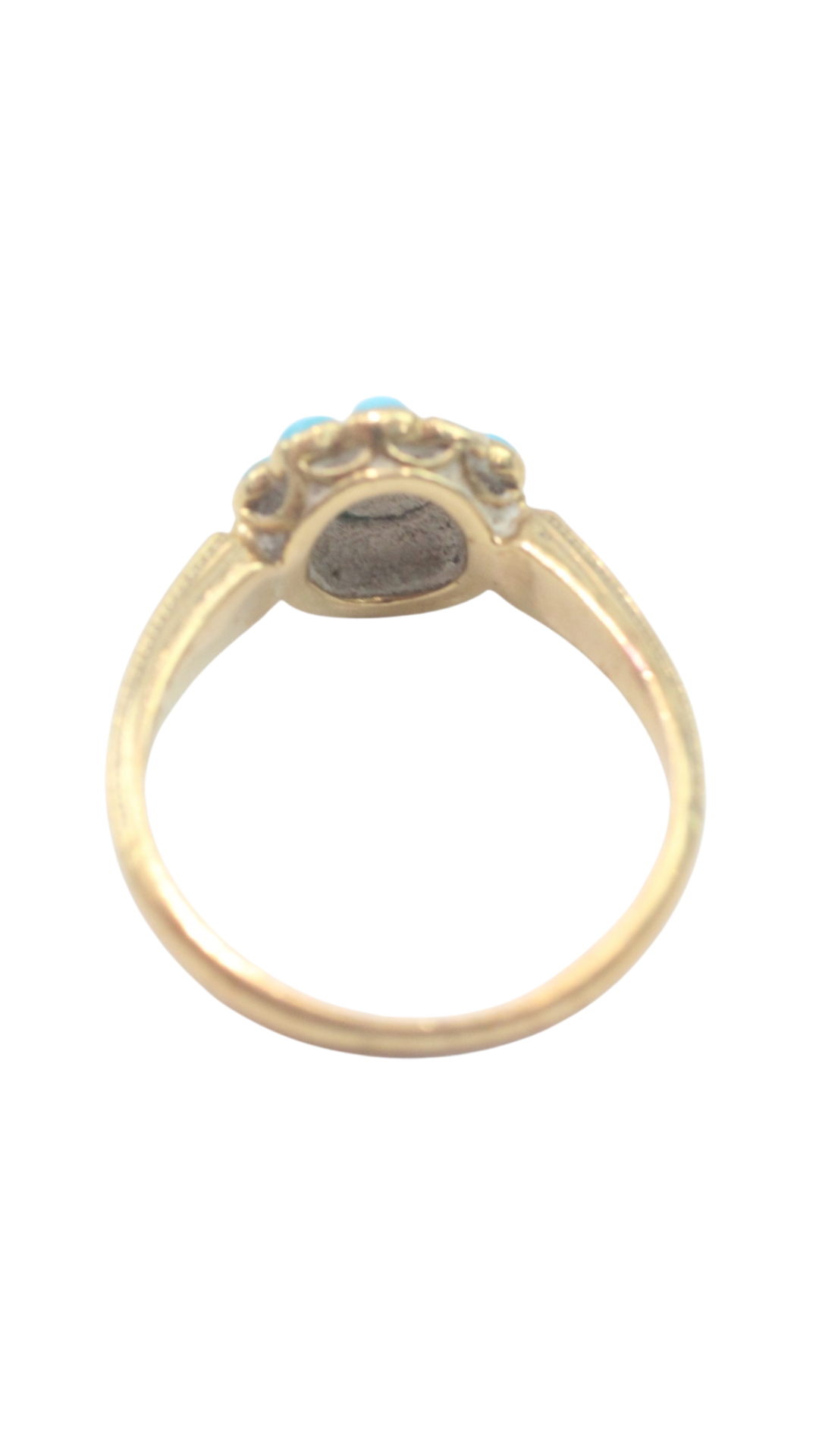 1 Turquoise Cluster Ring