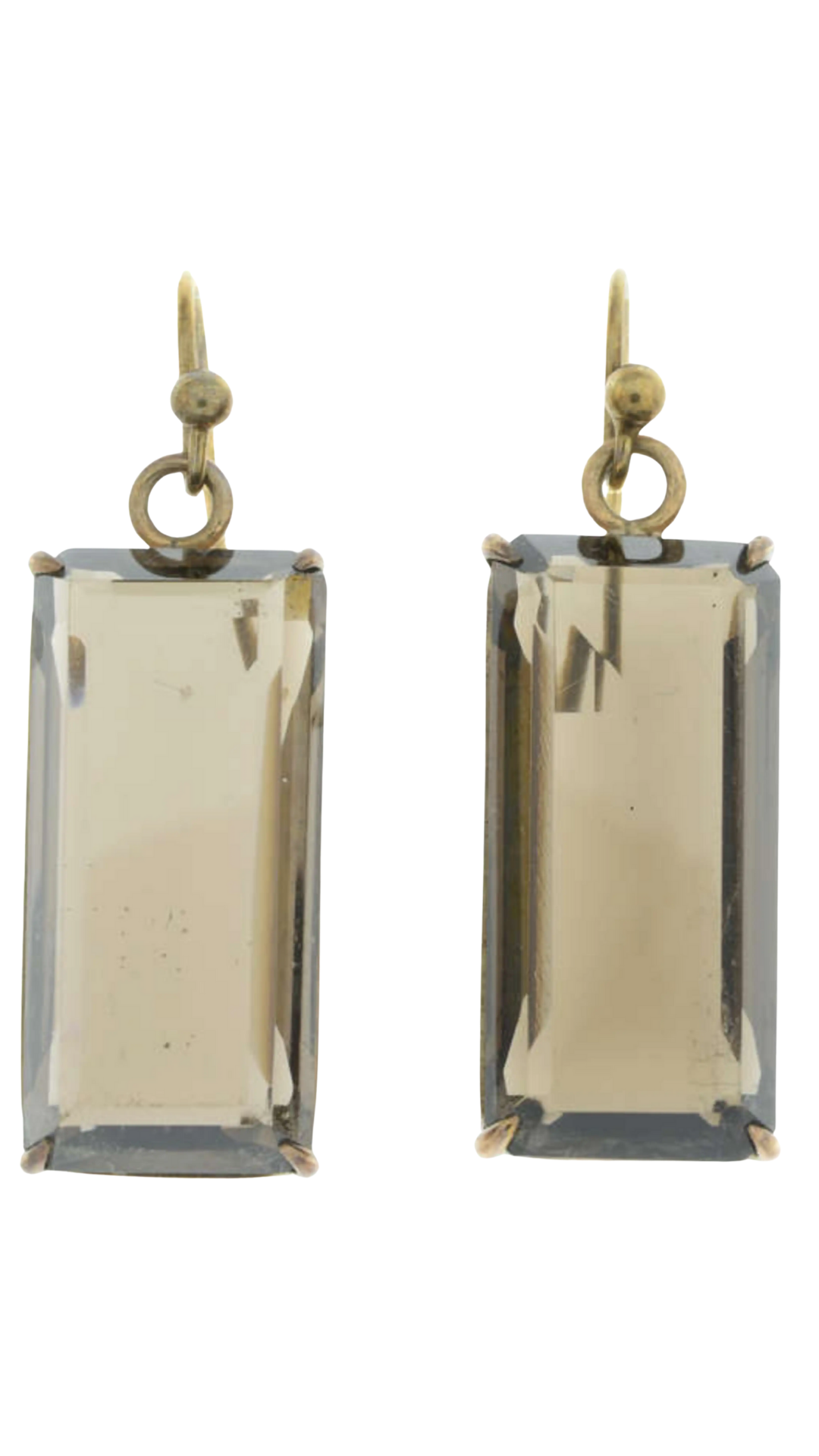 283 Smoky Quartz Earring