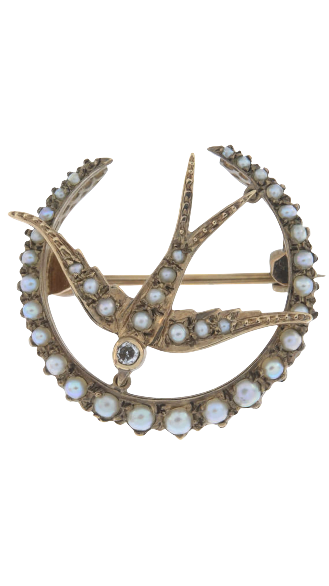 69 9ct Bird Brooch
