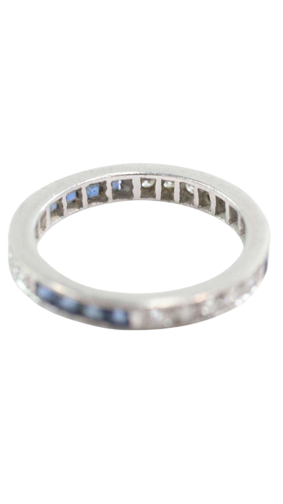 122 Sapphire Diamond Eternity Ring