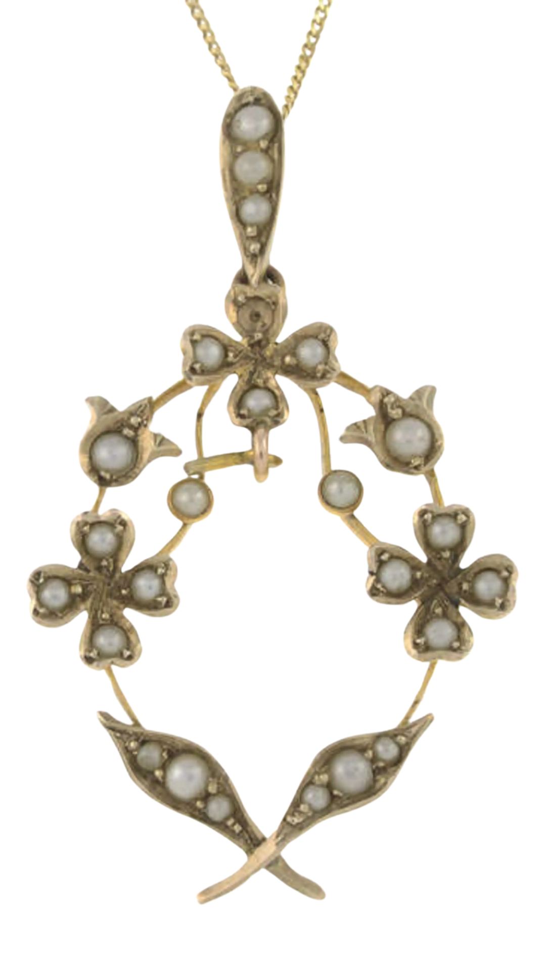 142 Pearl Pendant Necklace