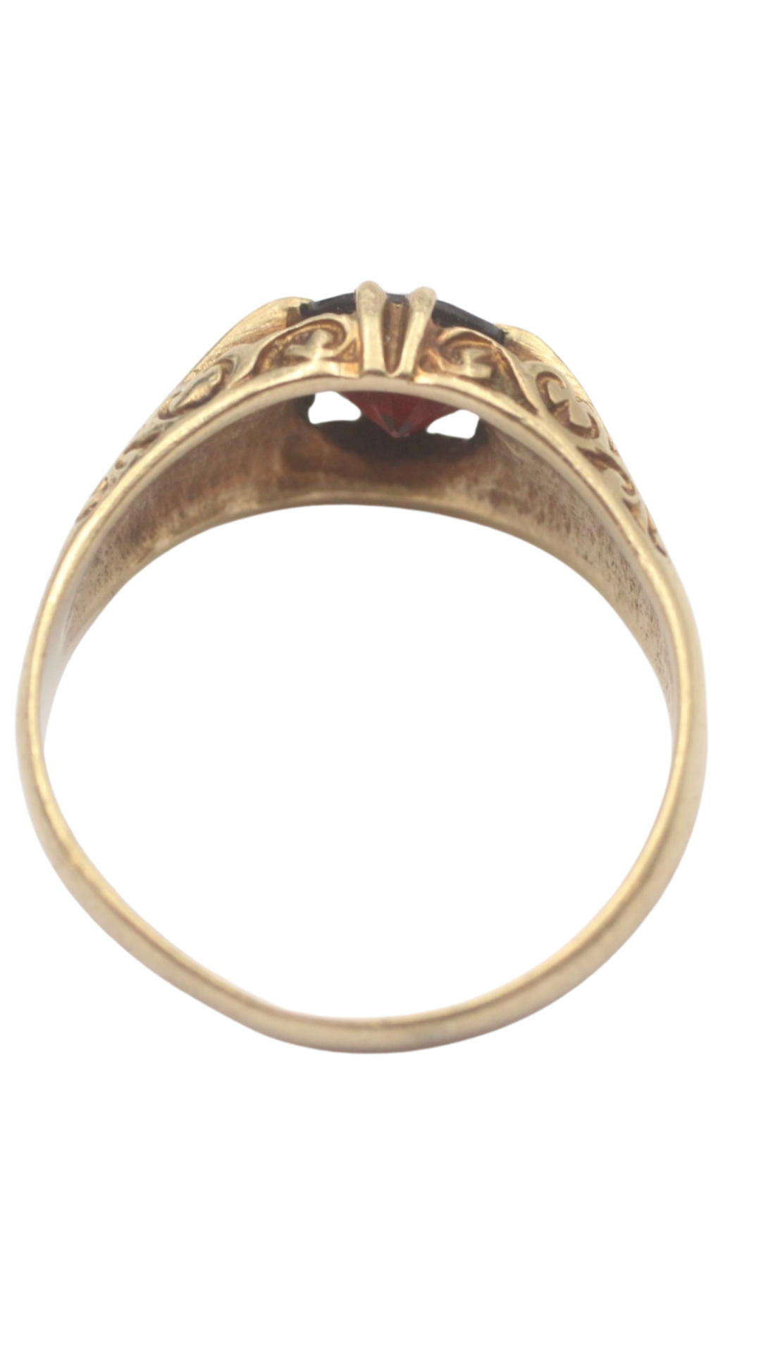 88 Garnet Claw Set Ring