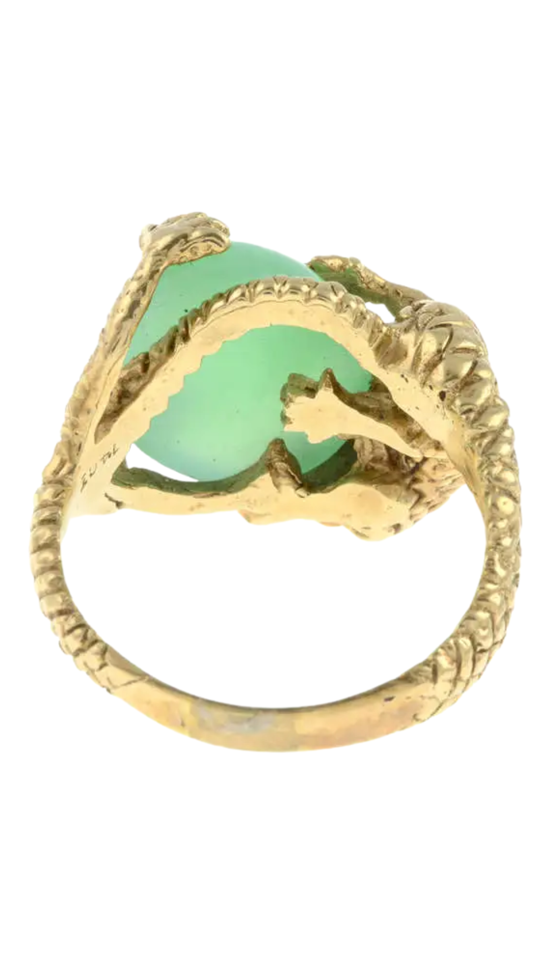 241 Chrysoprase Dragon Ring