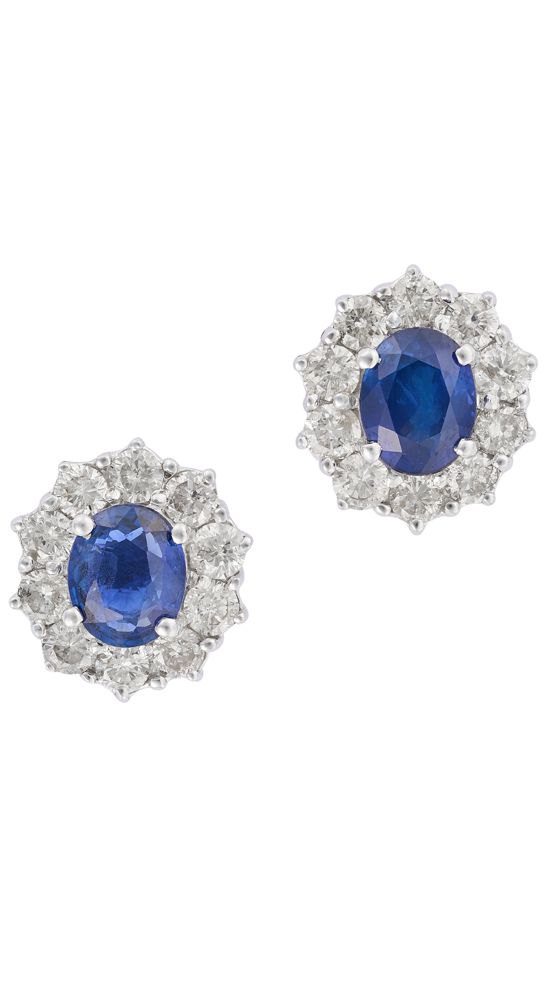 92 Sapphire Diamond Studs