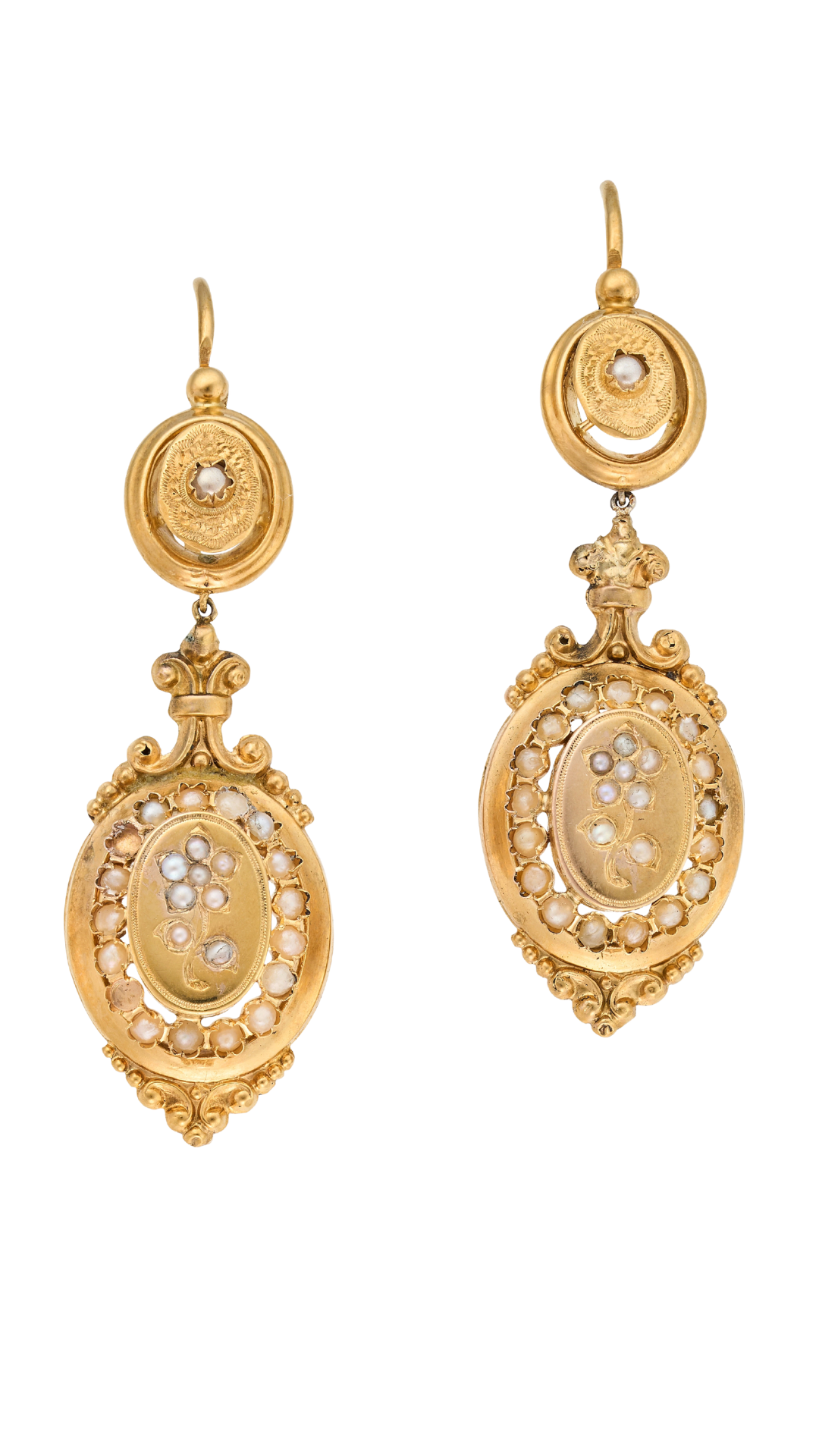 33 French Pearl Drop Earrings