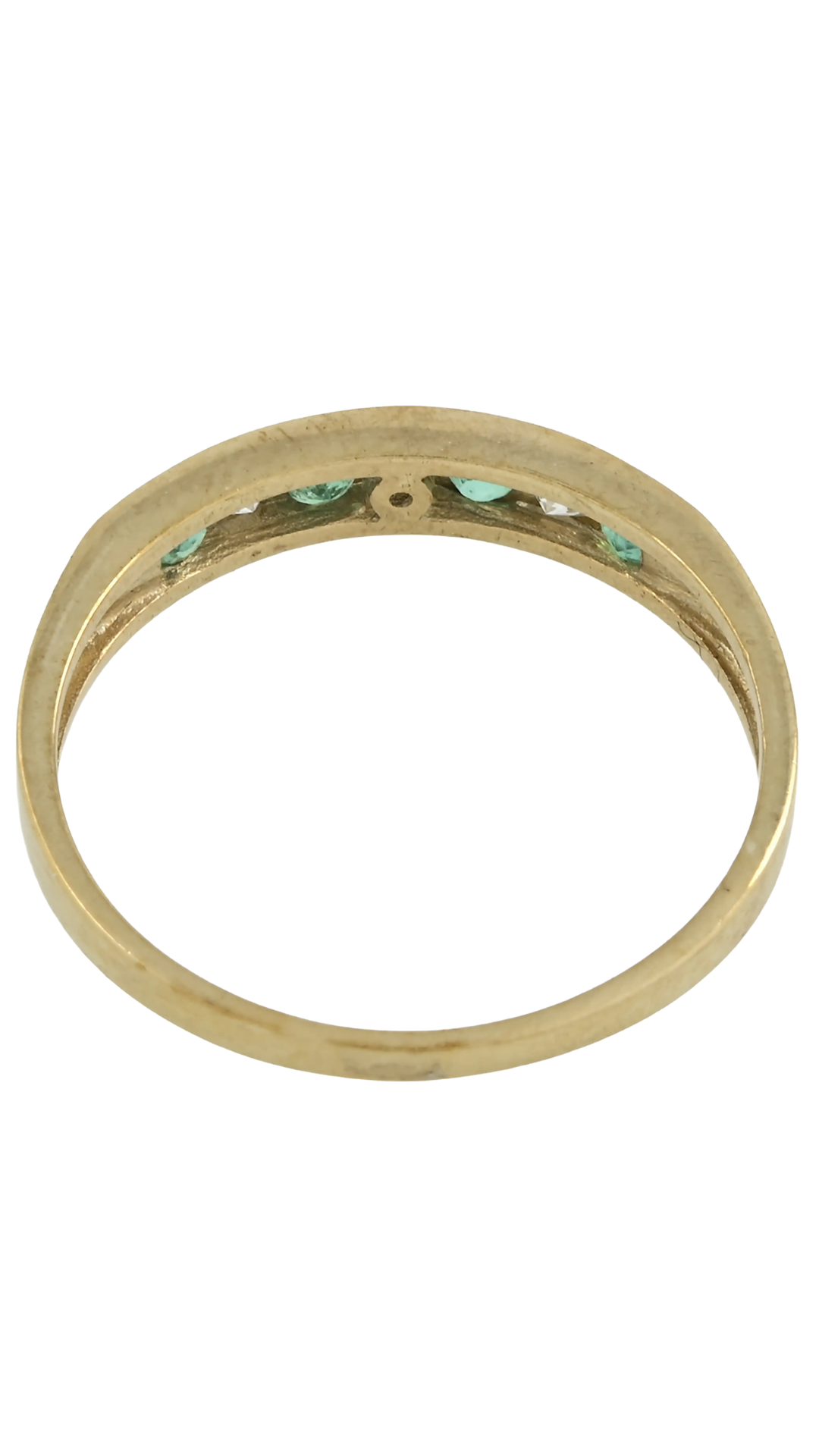 428 Emerald Diamond Ring