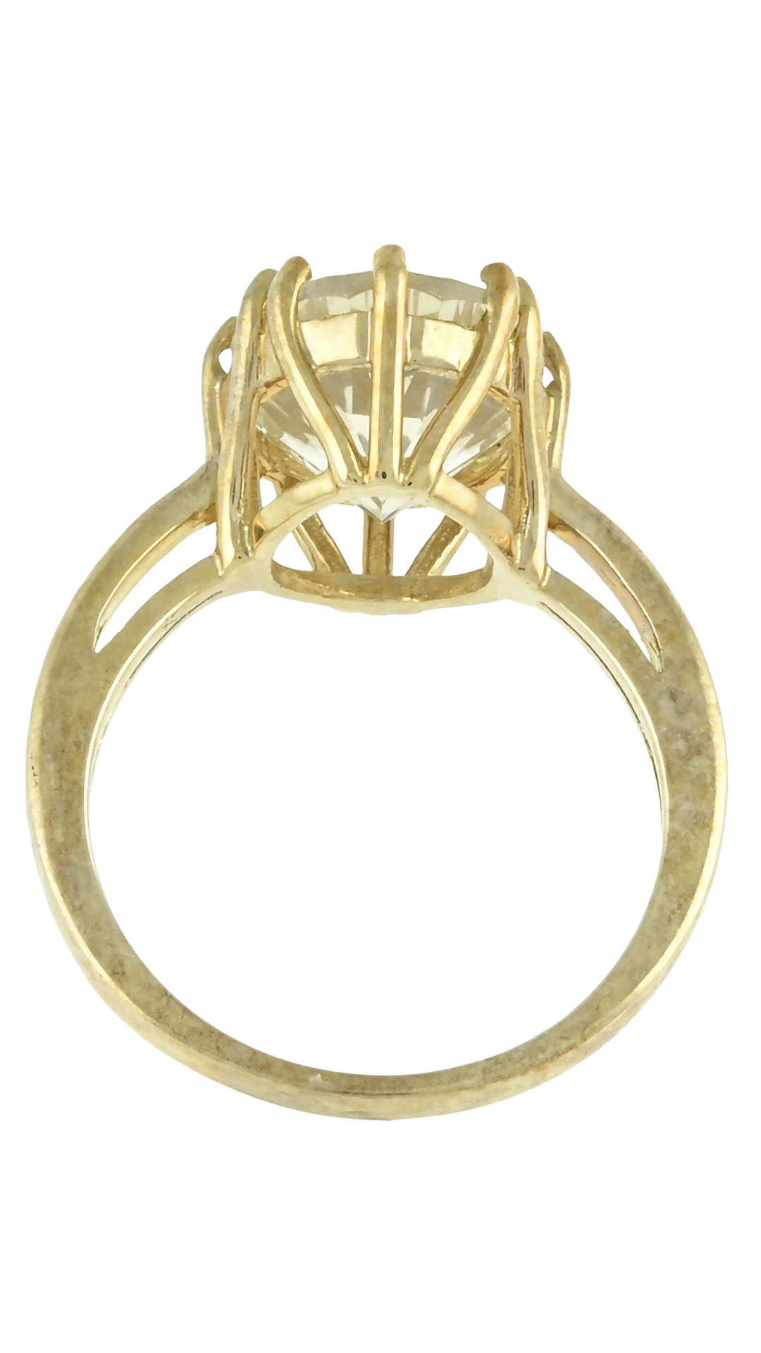 442 Citrine Single-Stone Ring