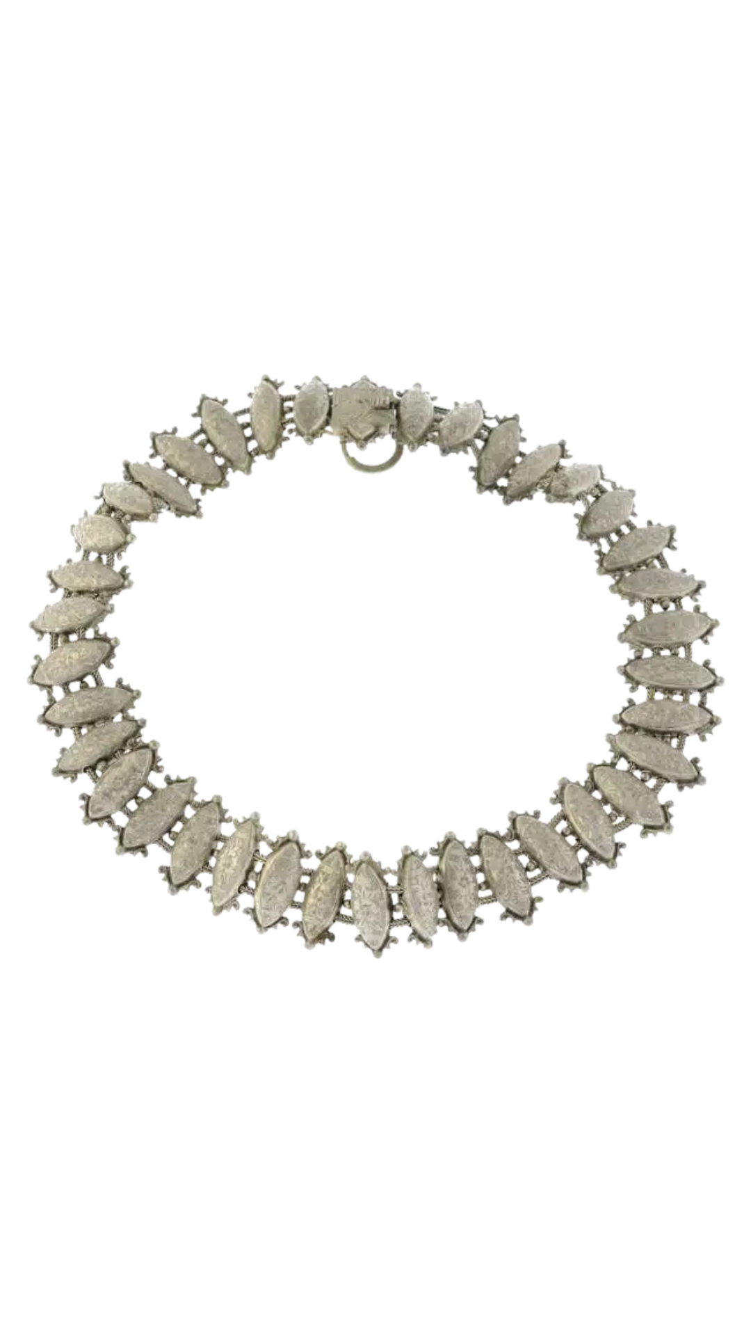 795 Silver Collar Necklace