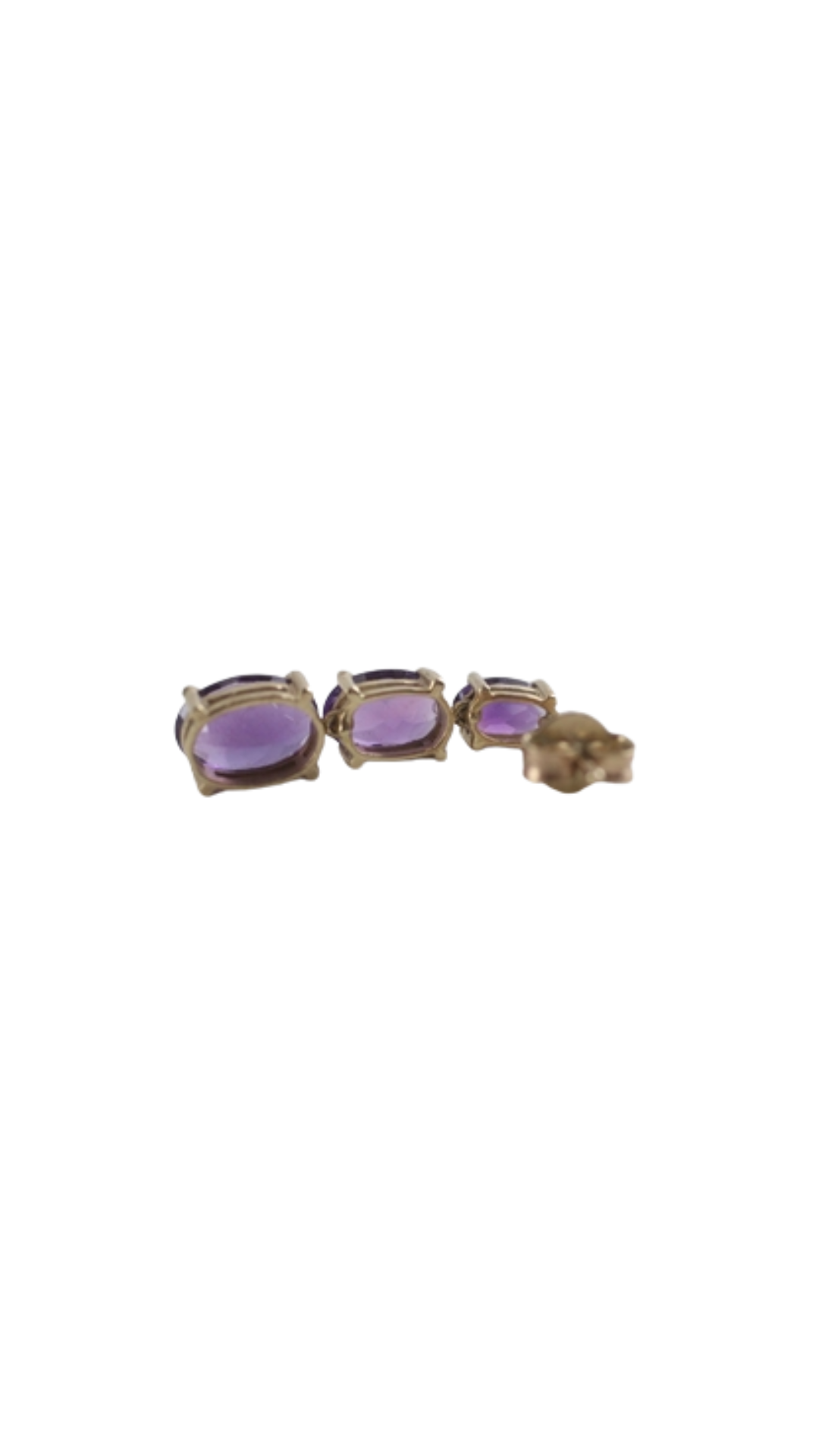 190 Amethyst Drop Earrings
