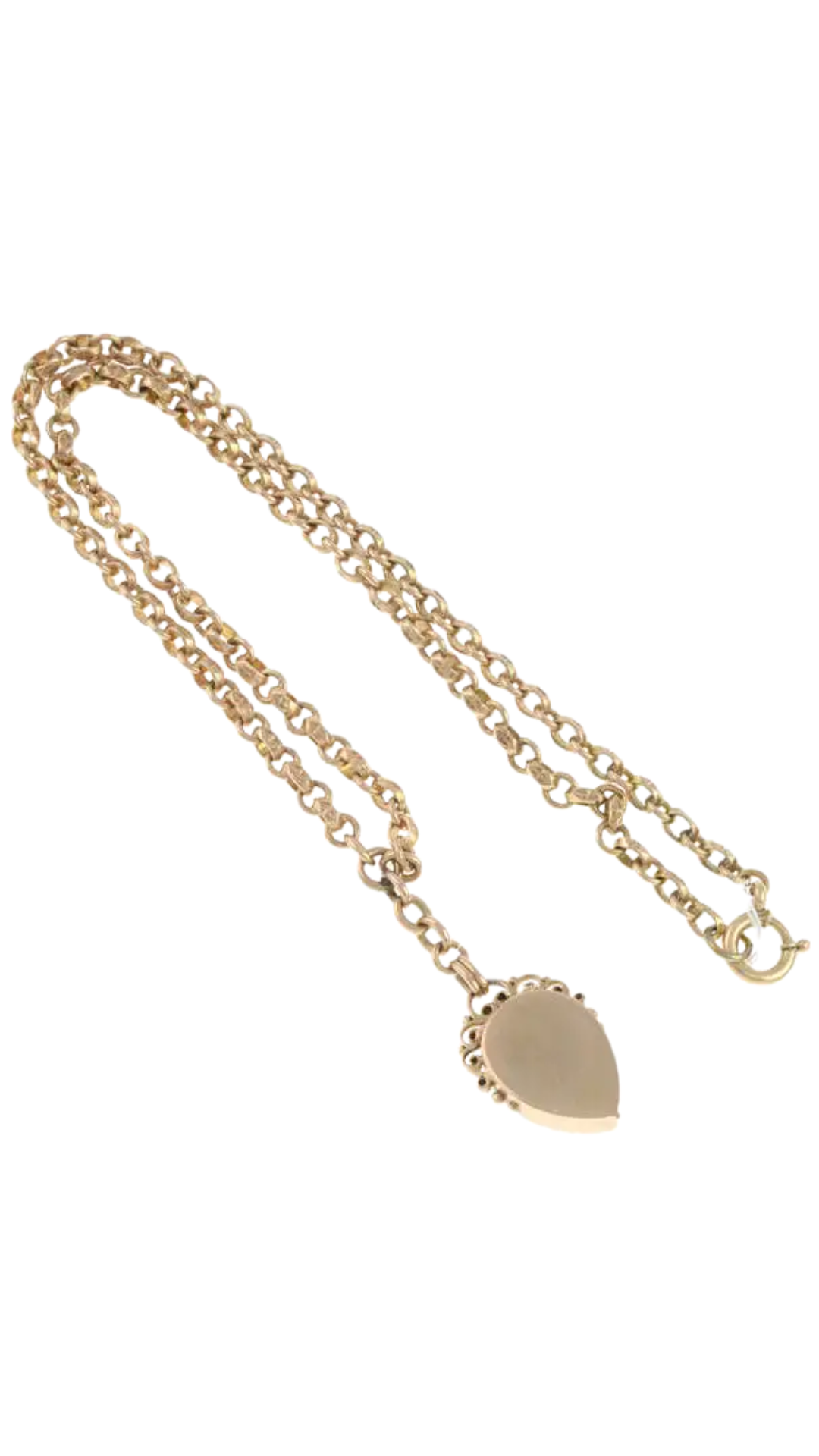167 Sapphire Pearl Locket Necklace