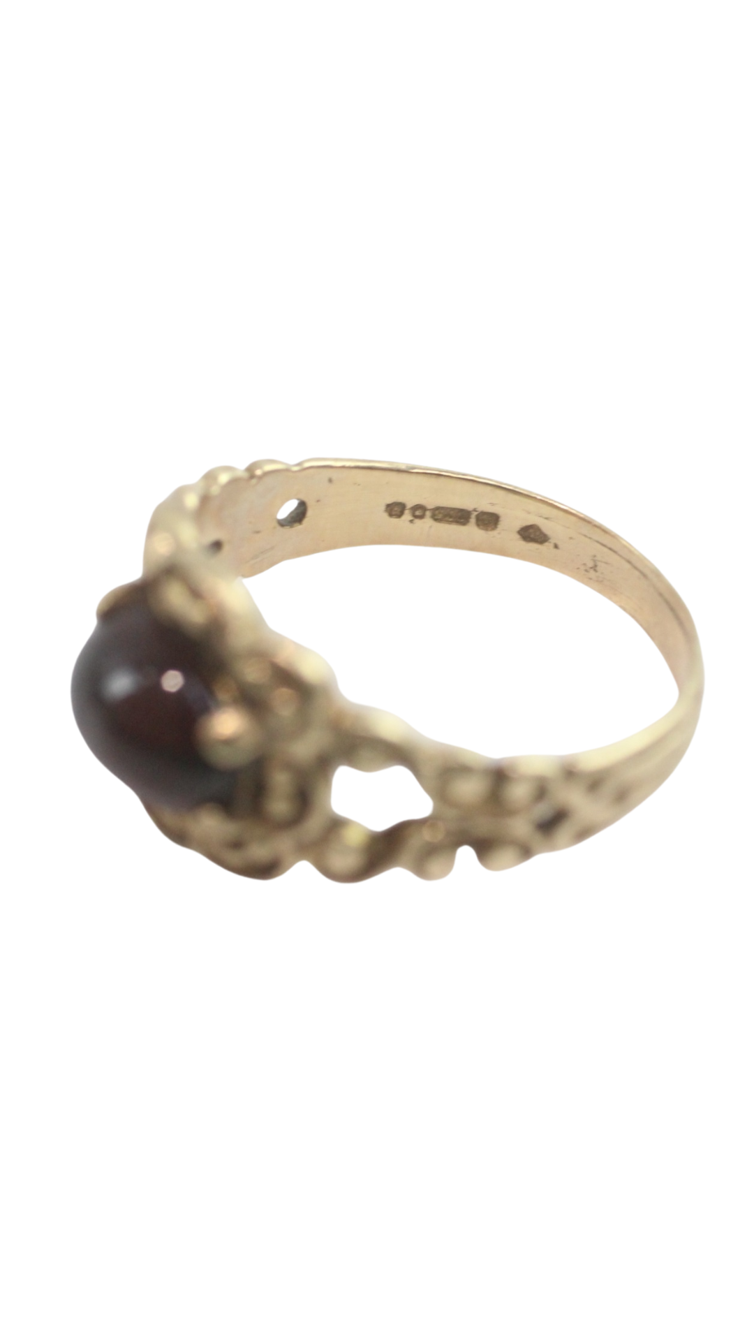 94 Gold Garnet Dress Ring