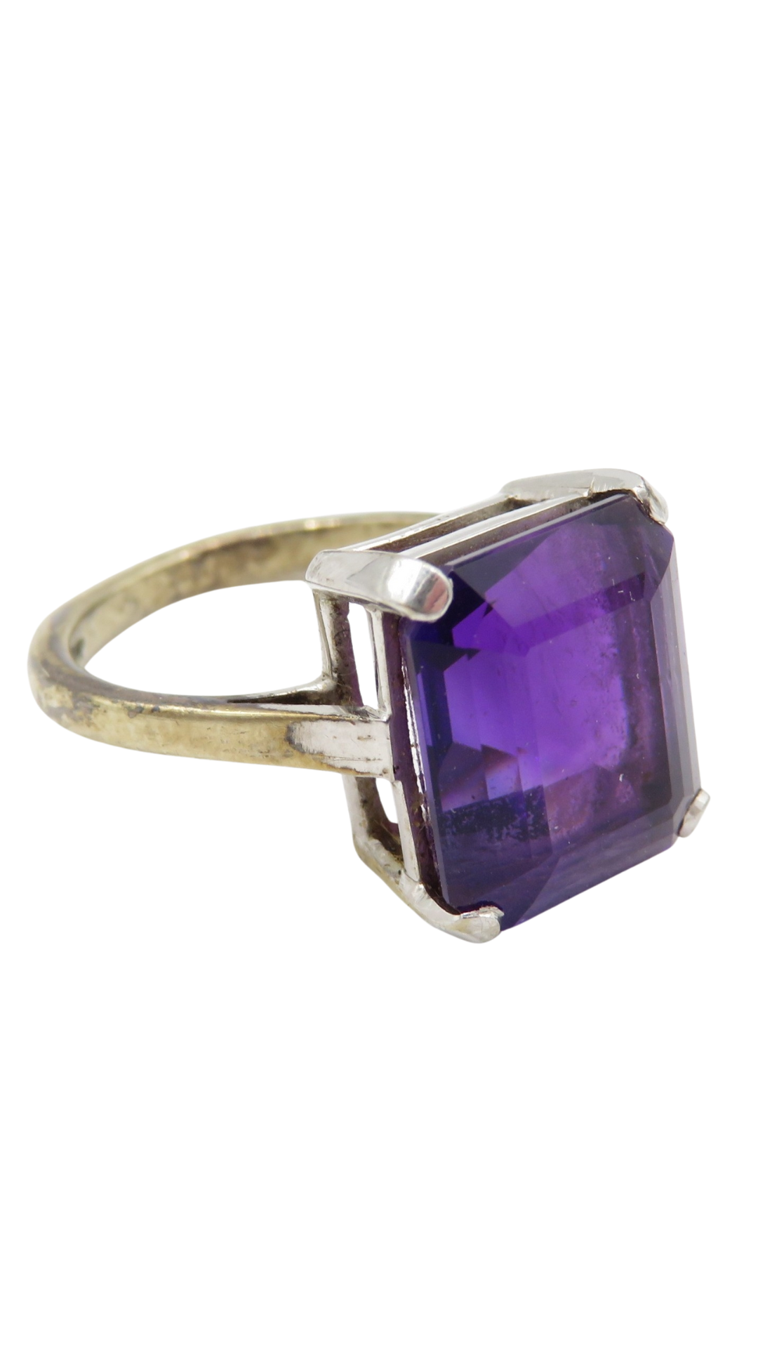 184 Step Cut Amethyst Ring