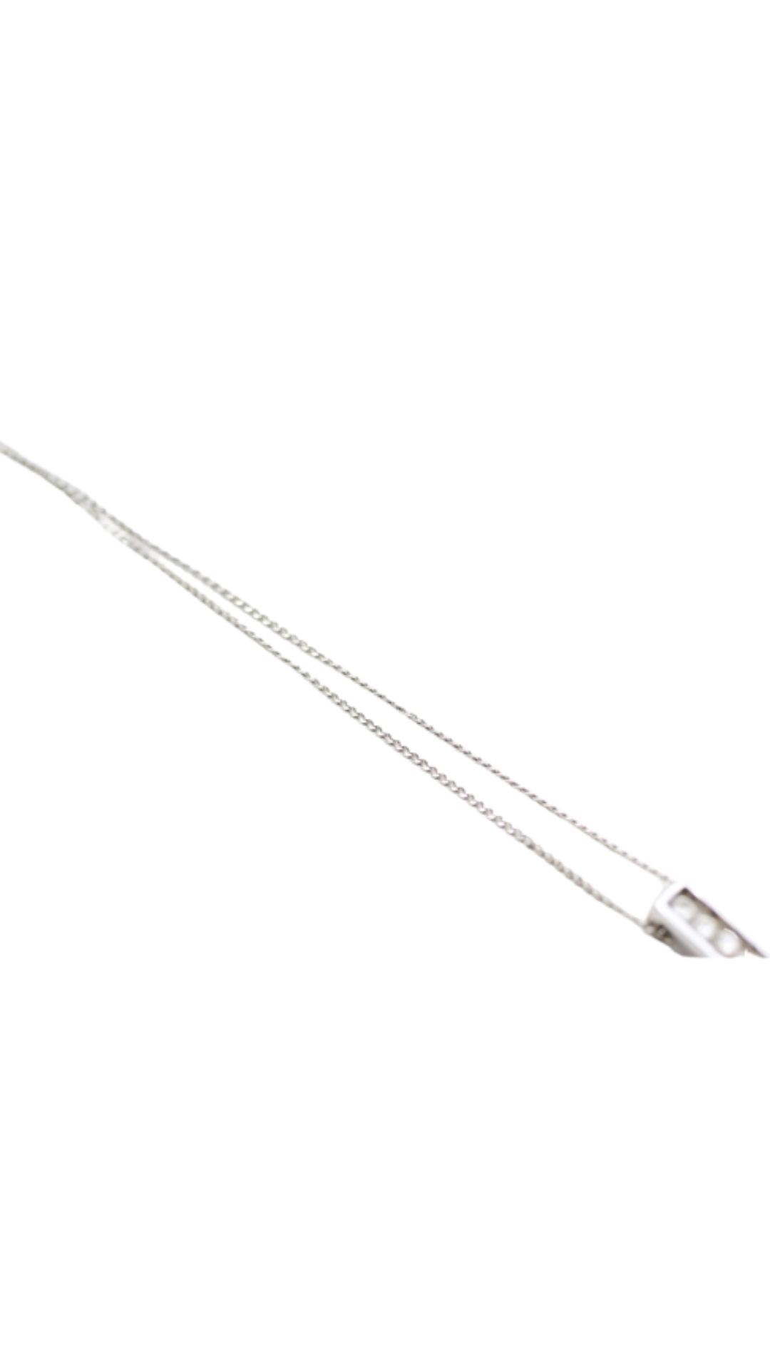 476 Diamond Bar Pendant Necklace