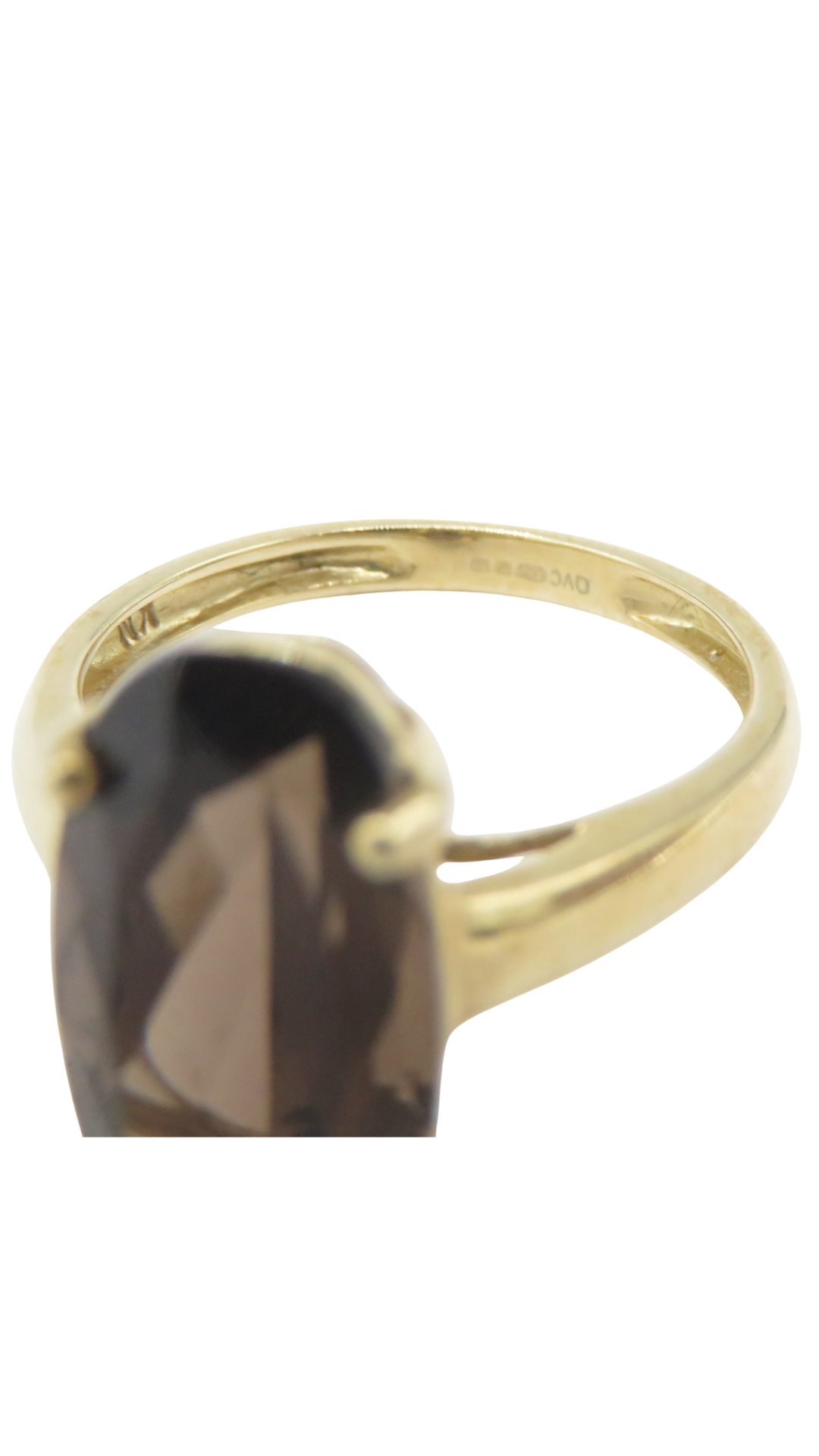354 Smoky Quartz Dress Ring