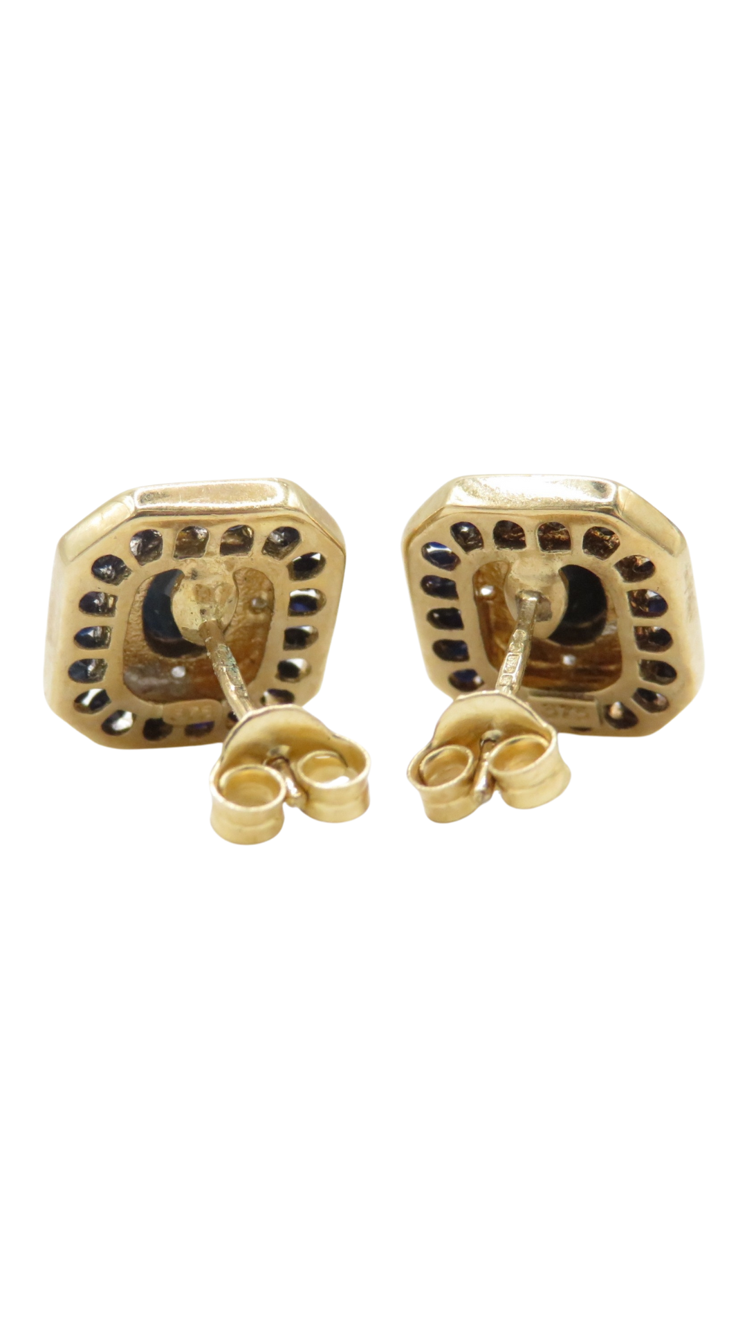 259 Sapphire Diamond Studs