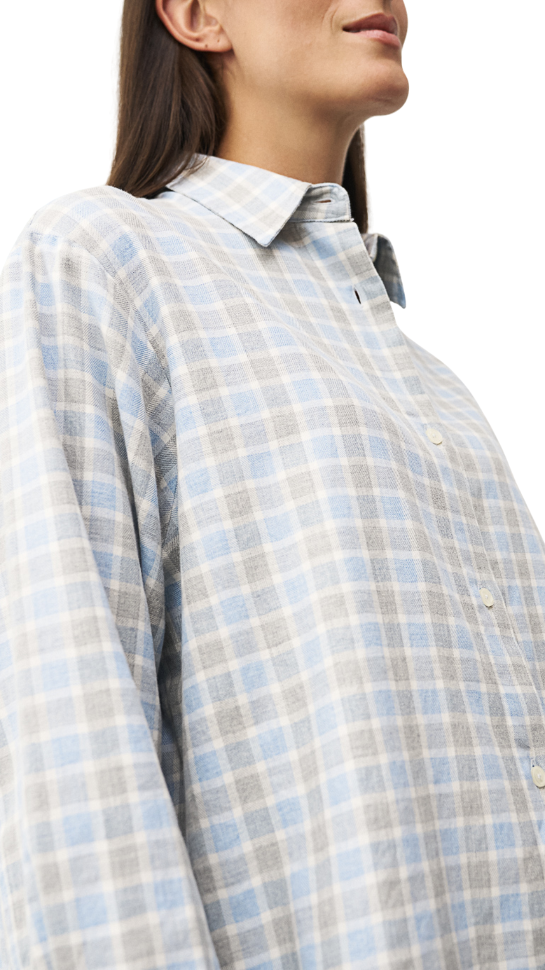 Blue & Grey Elsa Blouse