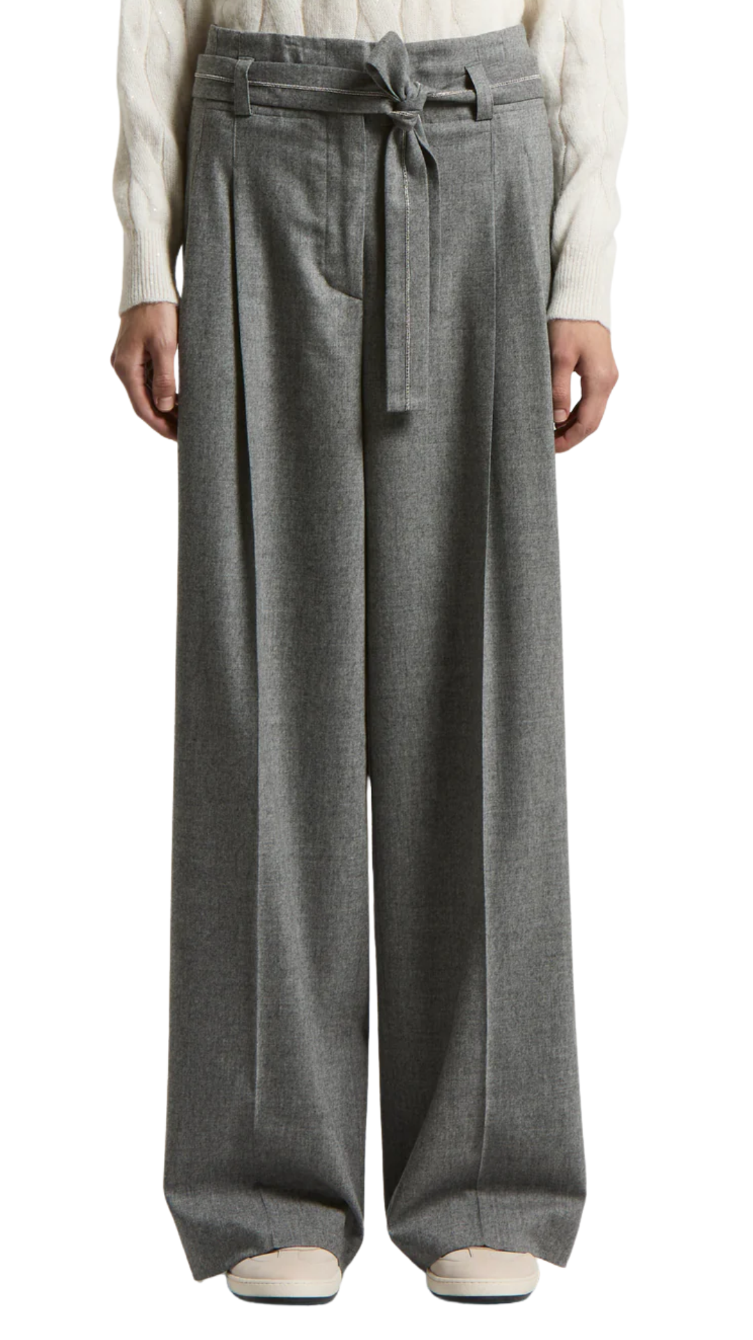 Wool & Cashmere Flannel Trousers